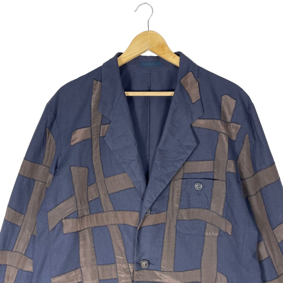 Issey Miyake ☀️ISSEY MIYAKE MEN IS RUNWAY BLAZER COAT Size US L / EU 52-54 / 3 - 3 Thumbnail