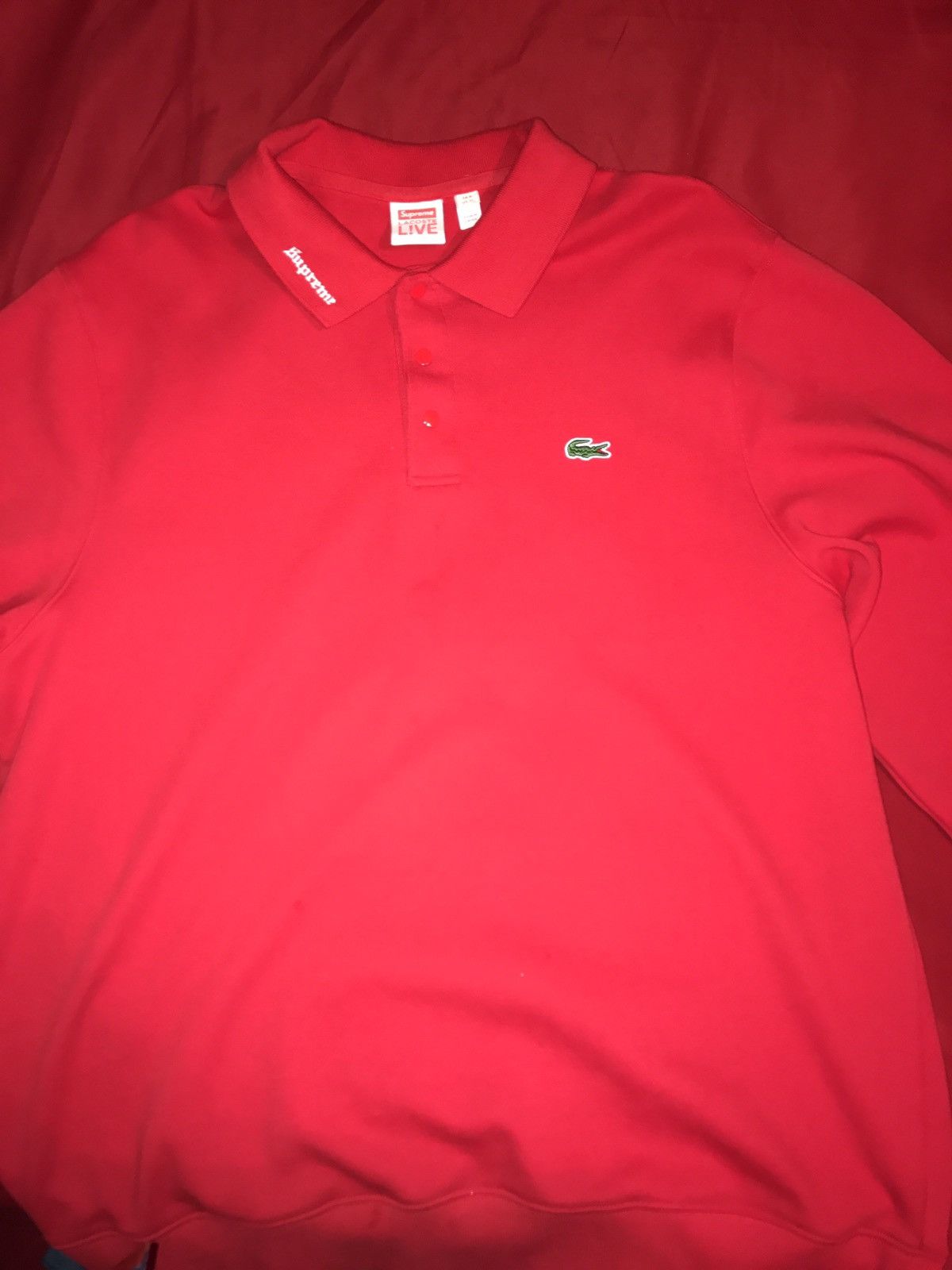 Supreme Lacoste Polo | Grailed