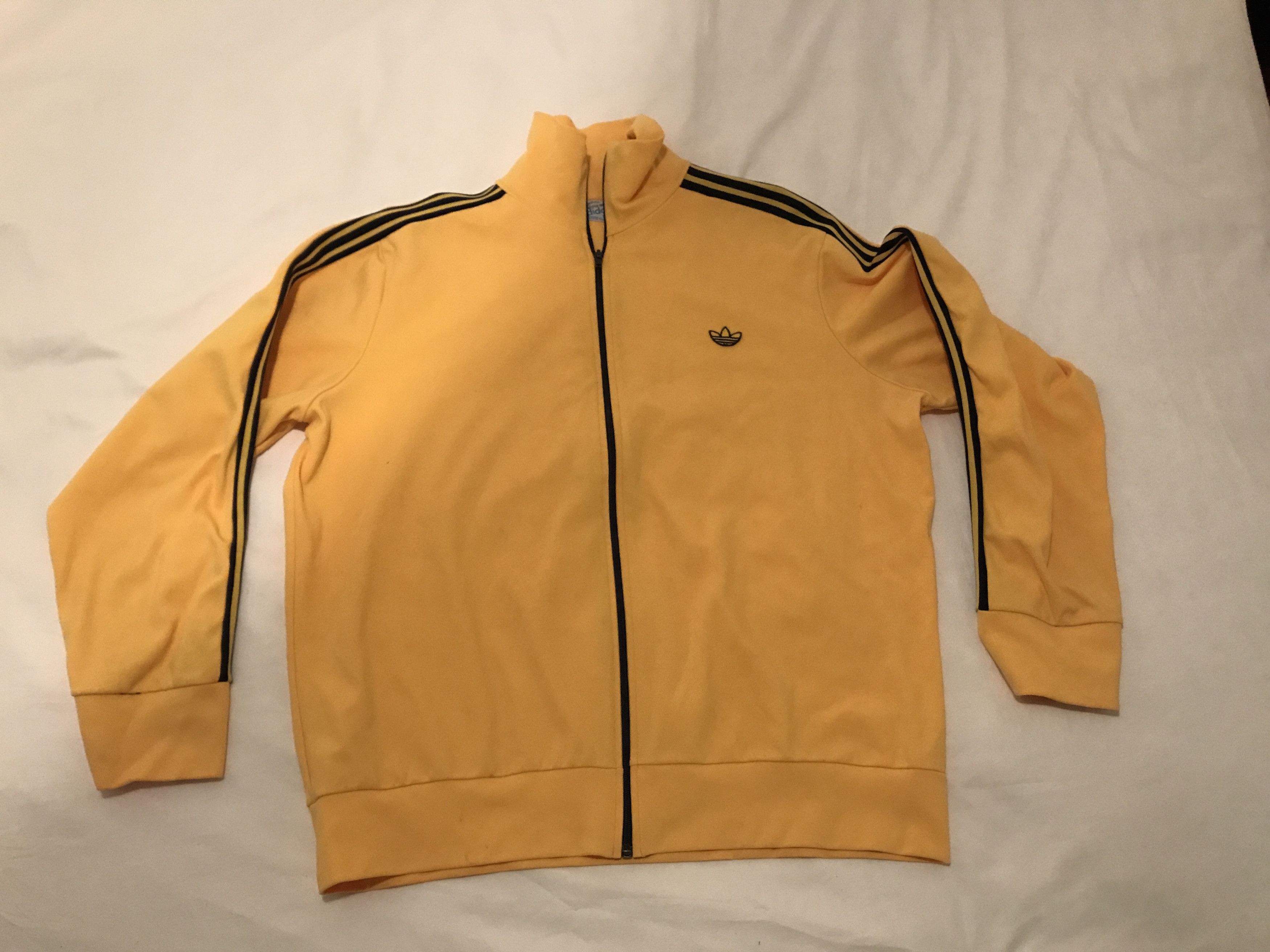 Vintage Yellow Adidas Track Jacket