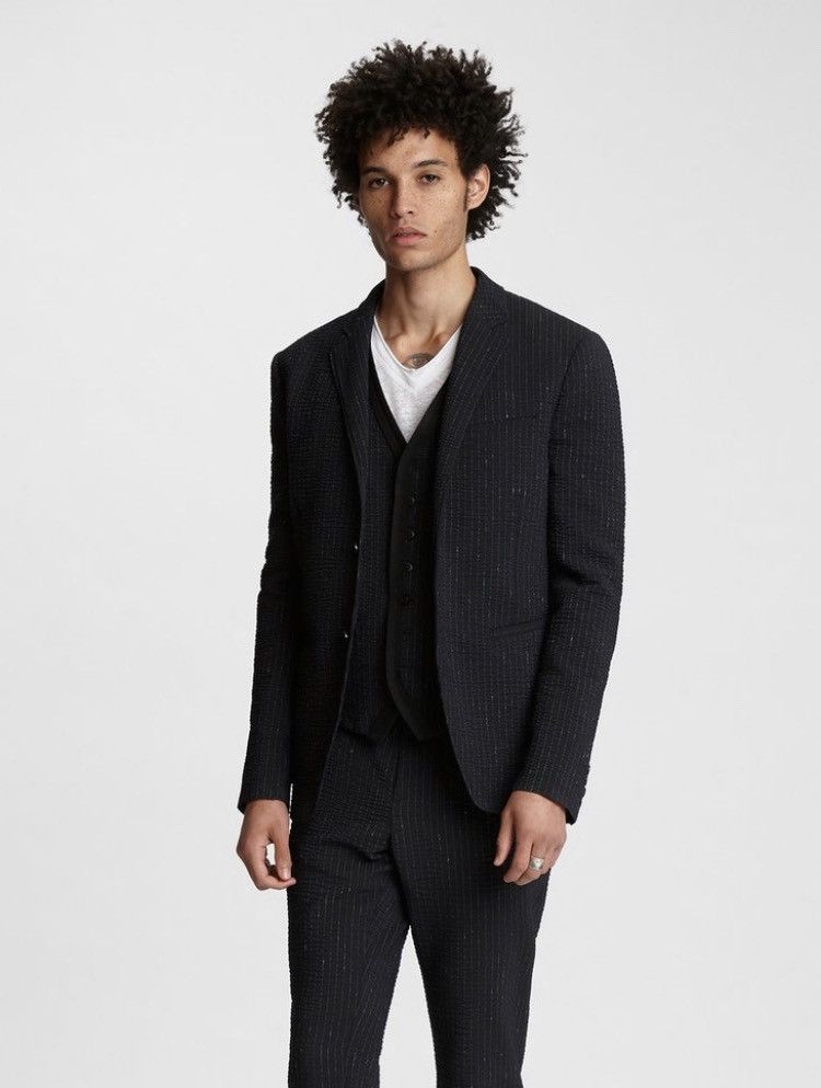 John Varvatos Seersucker Jacquard Jacket. 50 Size US M / EU 48-50 / 2 - 1 Thumbnail