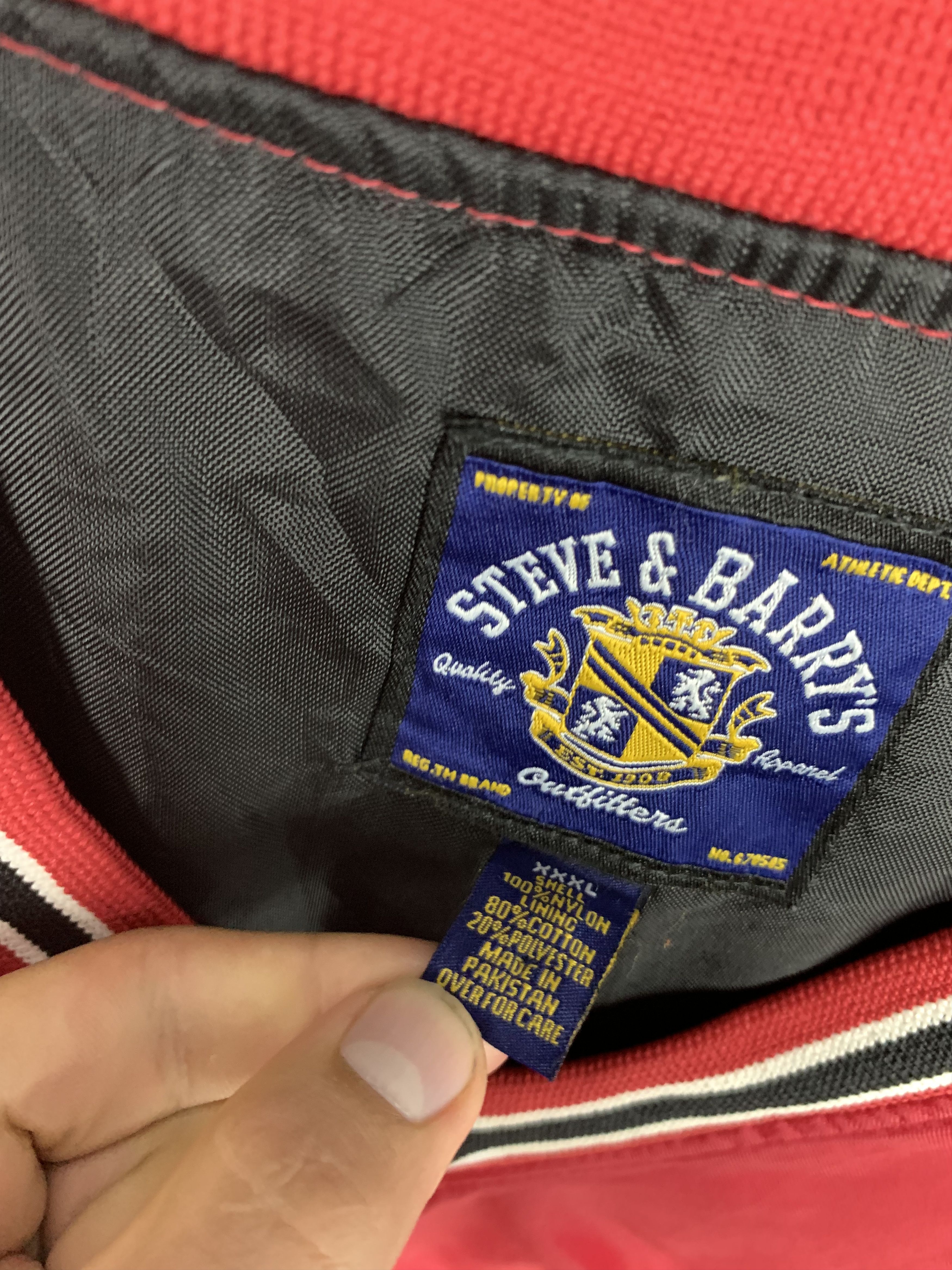 Steve And Barrys Indiana University Steve And Barrys Vintage Oversized Jacket Size US XXL / EU 58 / 5 - 3 Thumbnail