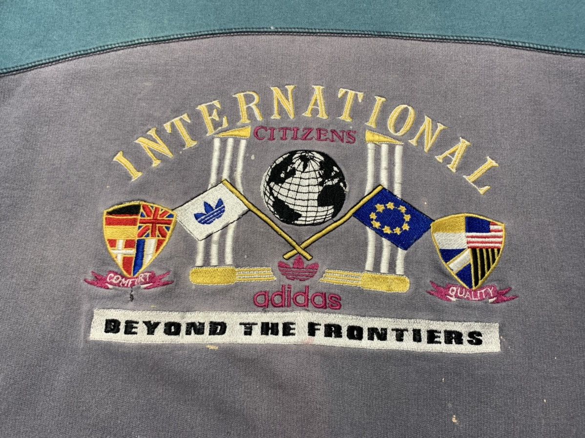 Adidas × Vintage Vintage adidas Olympic Games Sweatshirt big logo rare size L Size US L / EU 52-54 / 3 - 3 Thumbnail