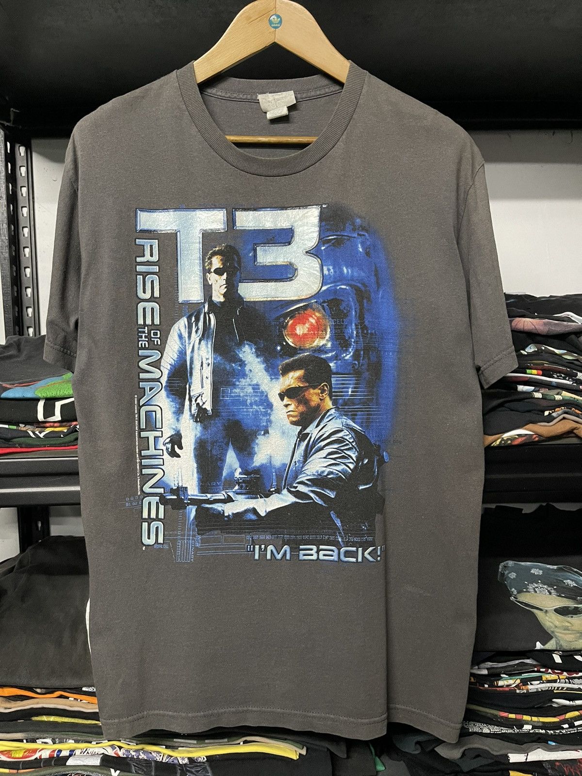 Vintage Vintage Movie Rise Of The Machines T3 Tee Size US L / EU 52-54 / 3 - 1 Thumbnail