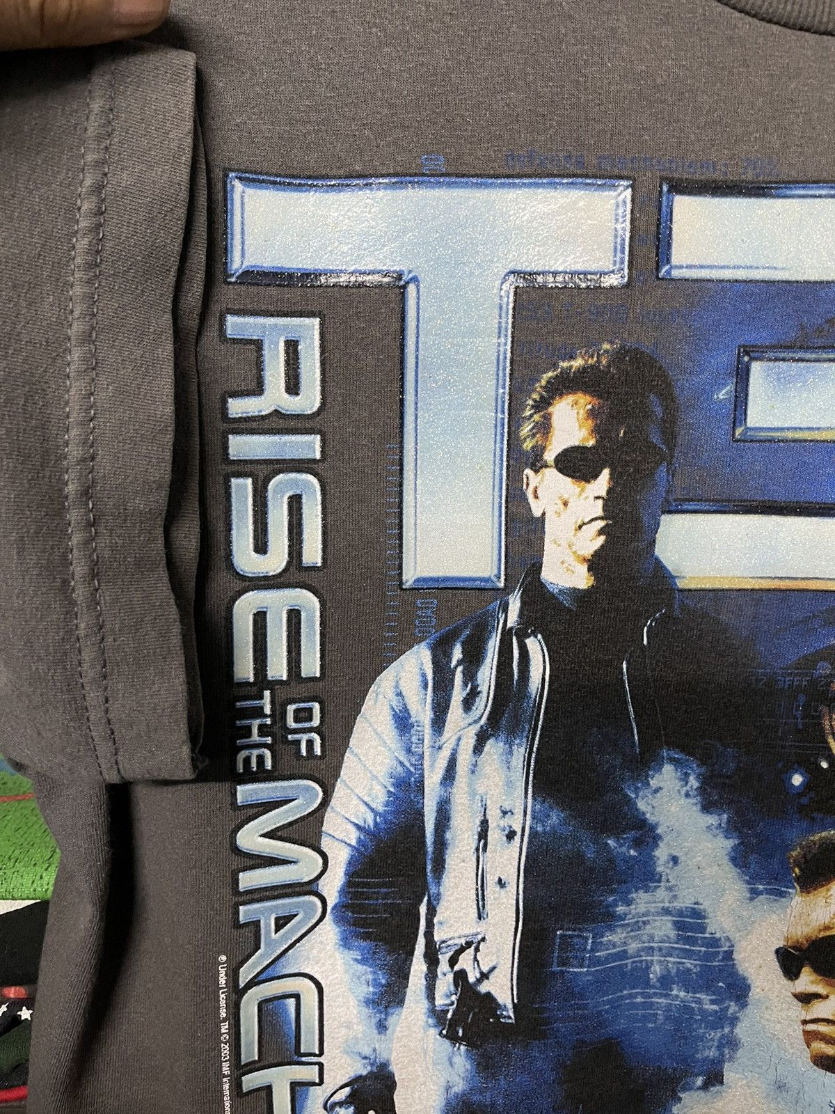 Vintage Vintage Movie Rise Of The Machines T3 Tee Size US L / EU 52-54 / 3 - 6 Thumbnail