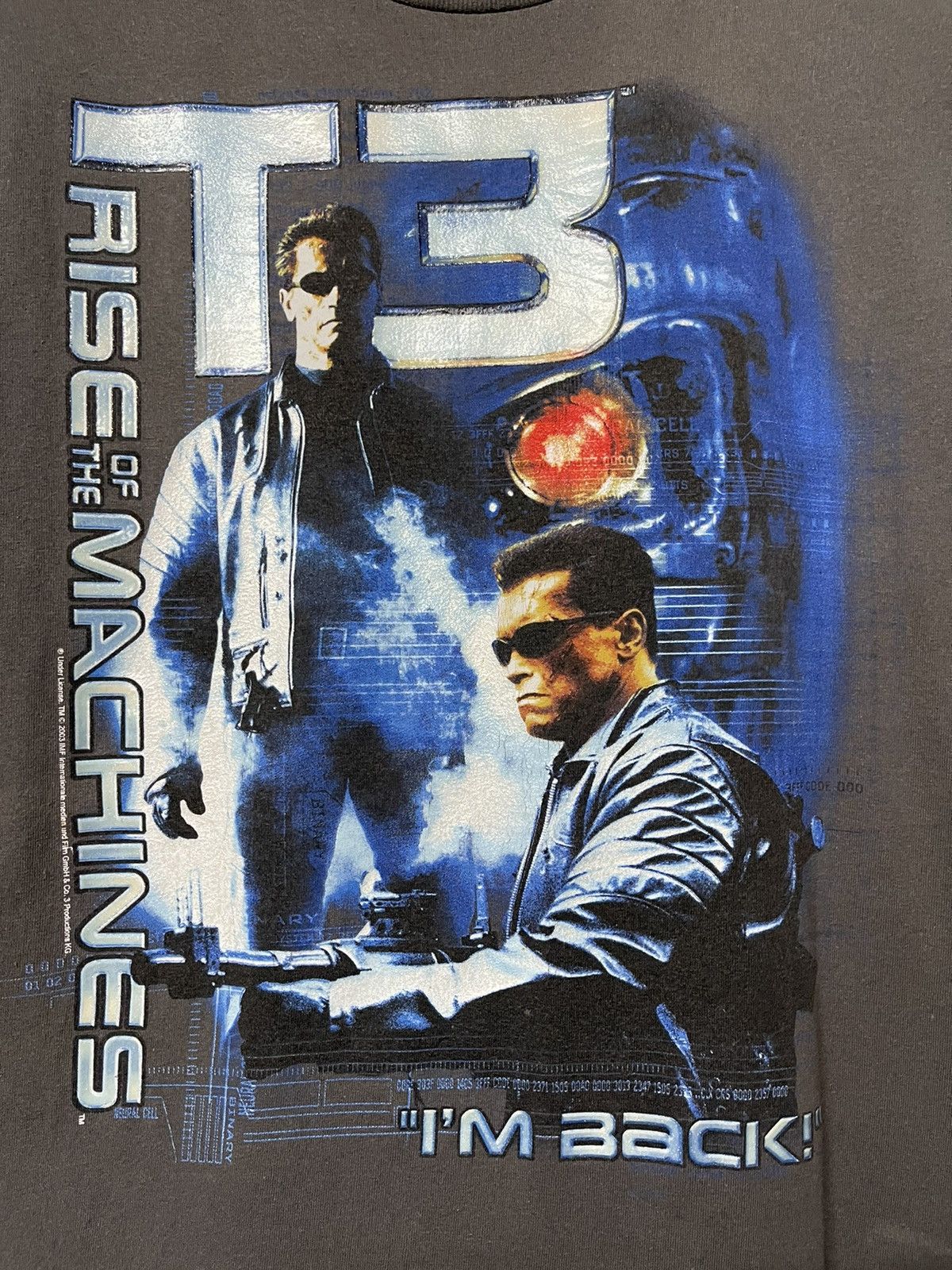 Vintage Vintage Movie Rise Of The Machines T3 Tee Size US L / EU 52-54 / 3 - 2 Thumbnail