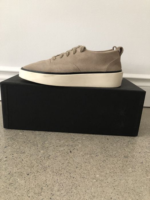 Fear of God Fear of God 101 Low Top Suede Sneakers Beige | Grailed