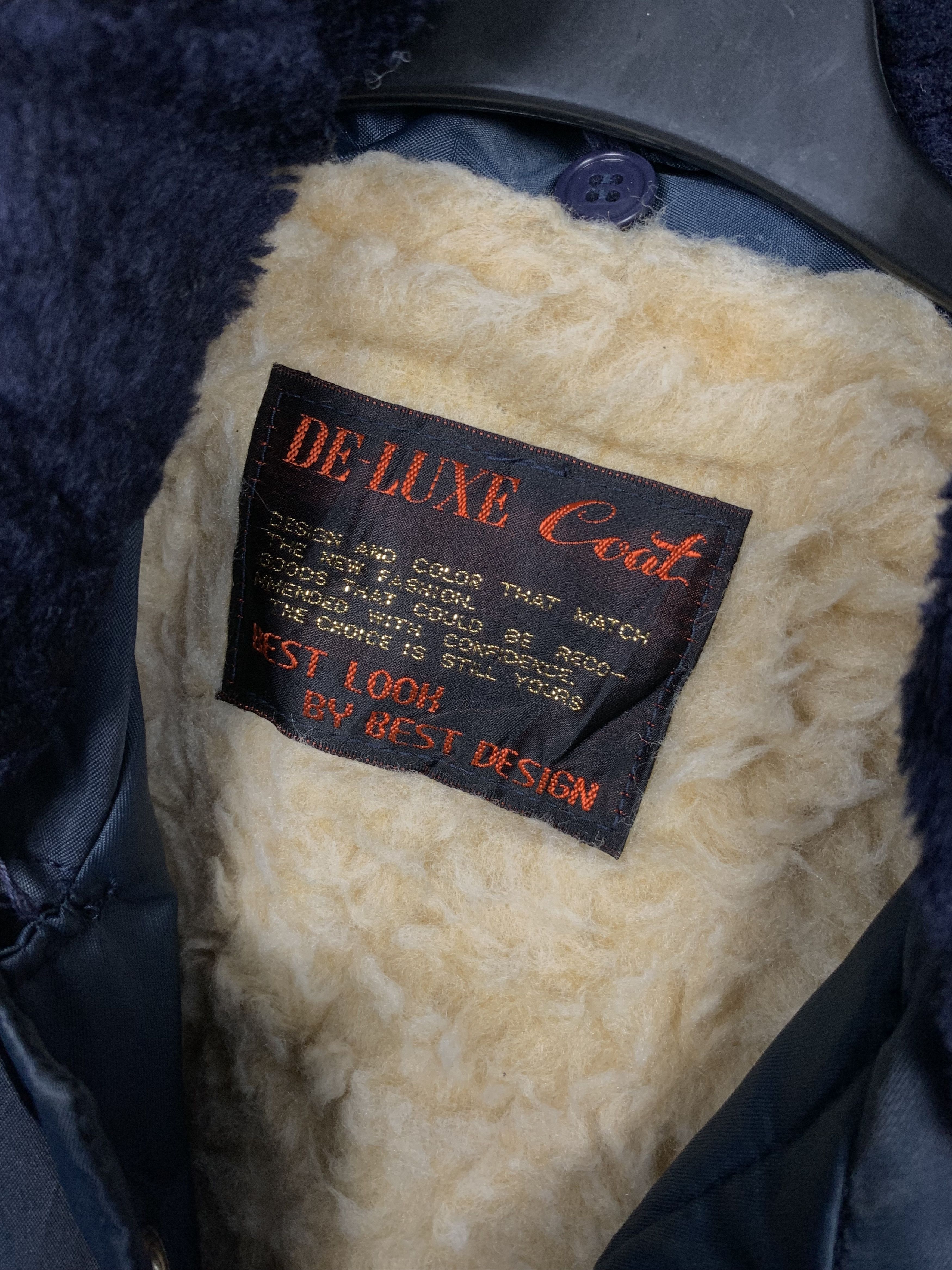 Deluxeware De-luxe Japan Vintage Mens Sherpa Jaket Workwear Size US XL / EU 56 / 4 - 3 Thumbnail