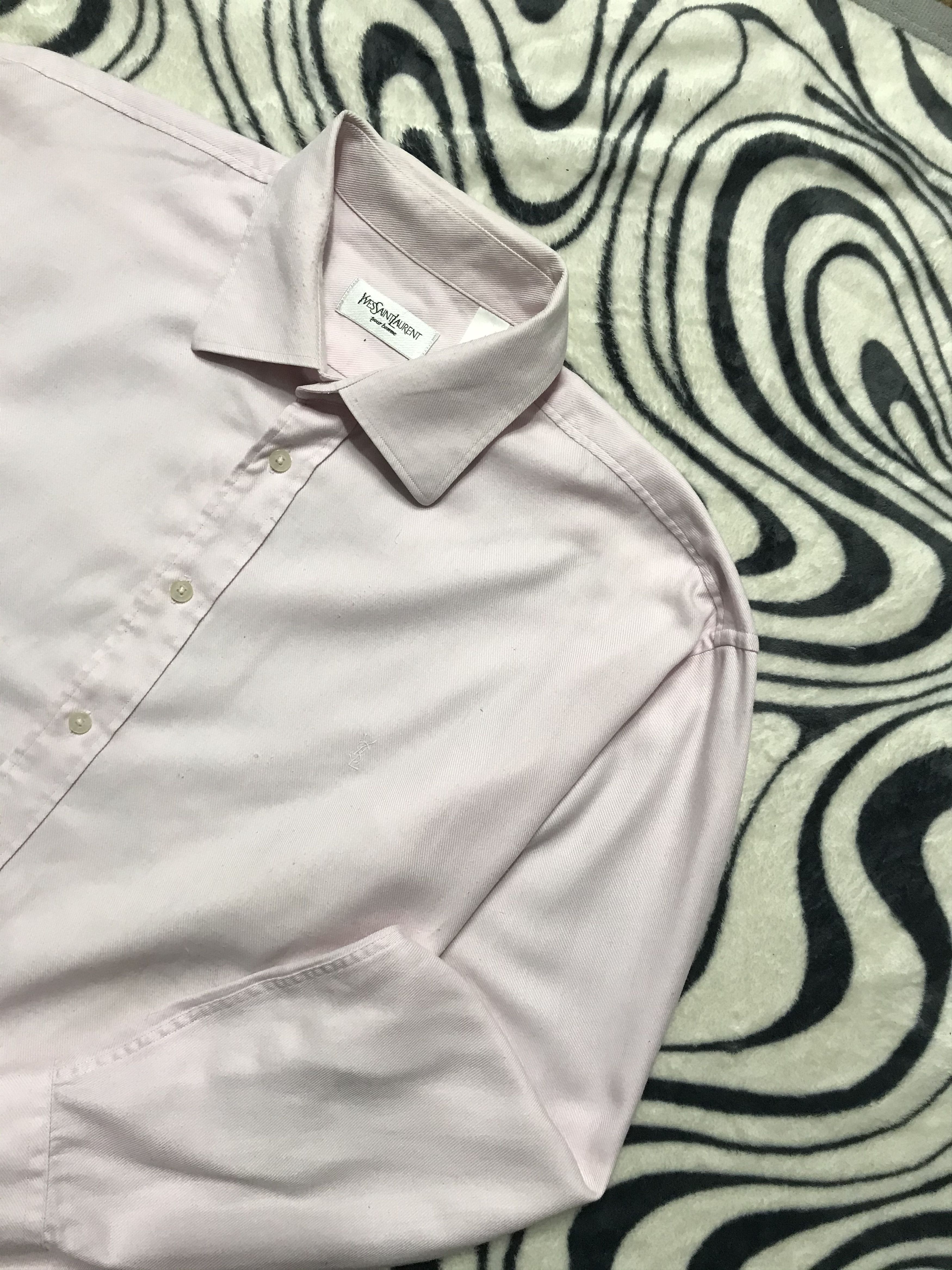 Yves Saint Laurent Yves Saint Laurent YSL men's long sleeve shirt Size US XXL / EU 58 / 5 - 2 Thumbnail