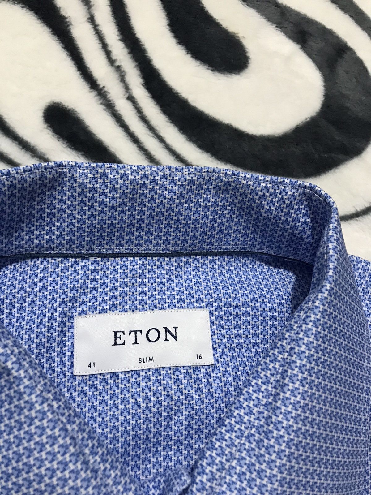 Eton × Vintage Eton Vintage Mens Long Sleeve Shirt Size US L / EU 52-54 / 3 - 3 Thumbnail