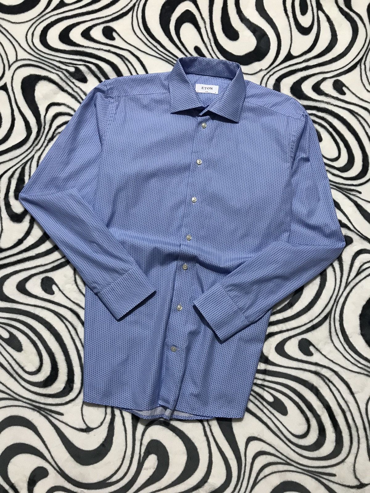 Eton × Vintage Eton Vintage Mens Long Sleeve Shirt Size US L / EU 52-54 / 3 - 1 Thumbnail