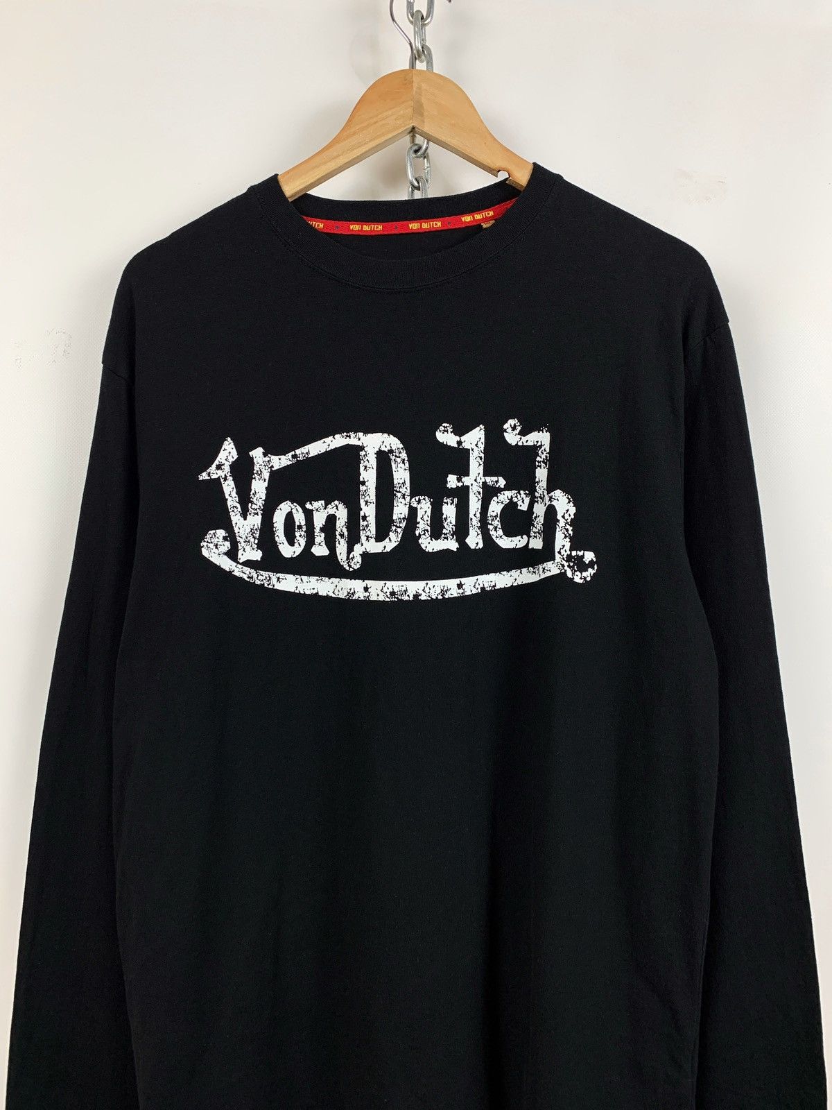 Von Dutch Vintage Von Dutch Black Long Sleeve T-Shirt Size US XL / EU 56 / 4 - 3 Thumbnail