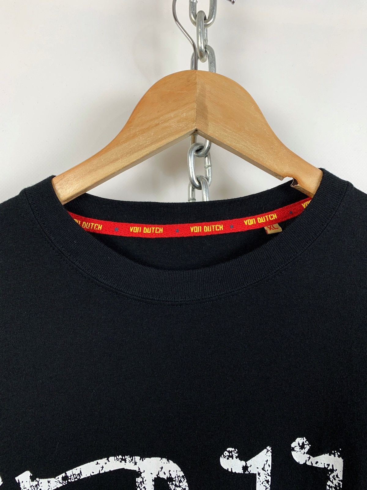 Von Dutch Vintage Von Dutch Black Long Sleeve T-Shirt Size US XL / EU 56 / 4 - 11 Thumbnail