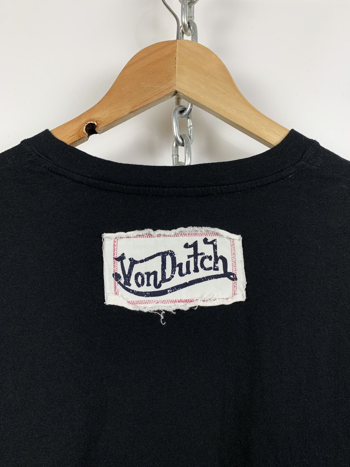 Von Dutch Vintage Von Dutch Black Long Sleeve T-Shirt Size US XL / EU 56 / 4 - 8 Thumbnail