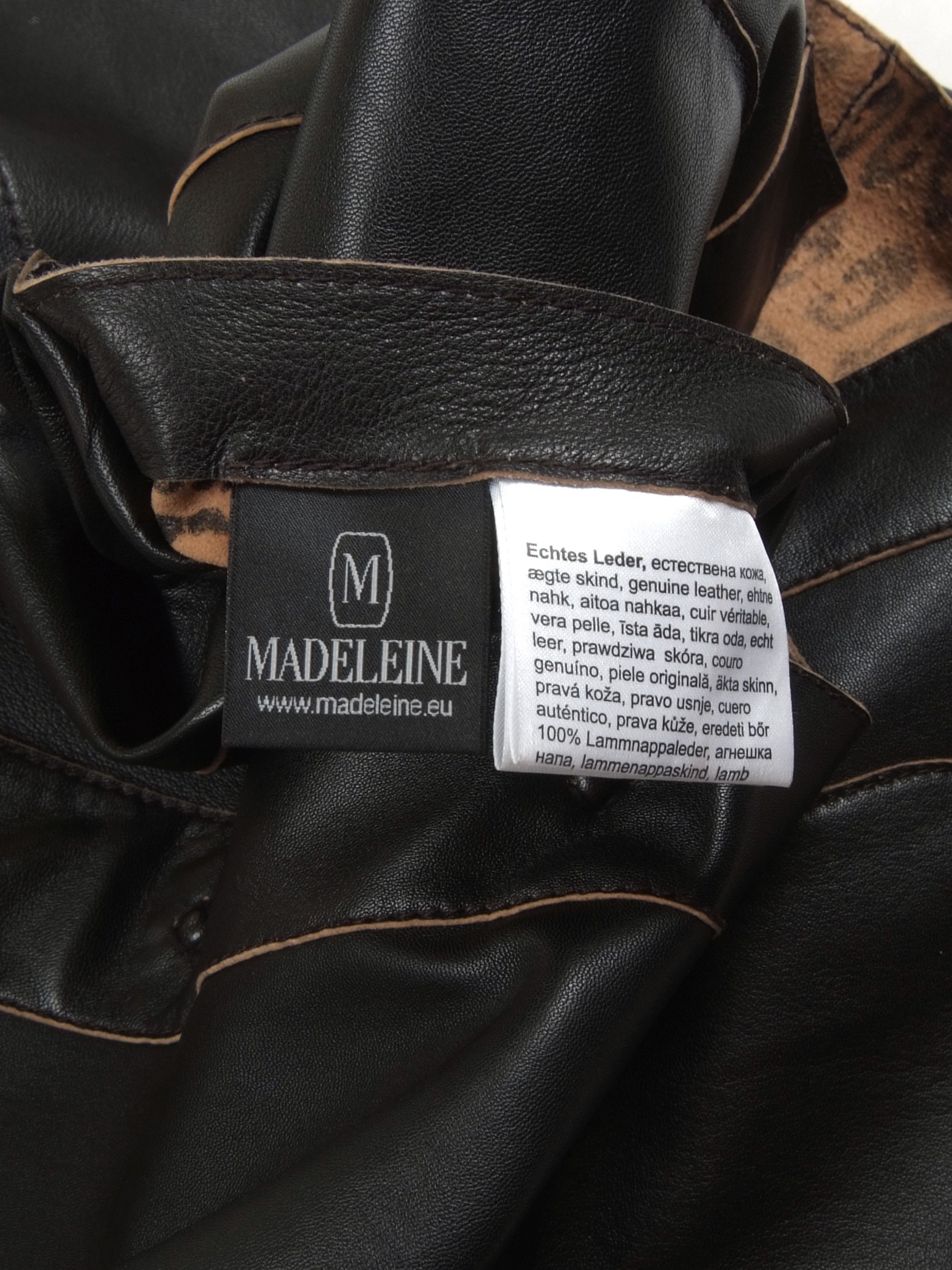 Escada Luxury Madeleine Reversible Cropped Lamb Leather Jacket Size M / US 6-8 / IT 42-44 - 4 Thumbnail
