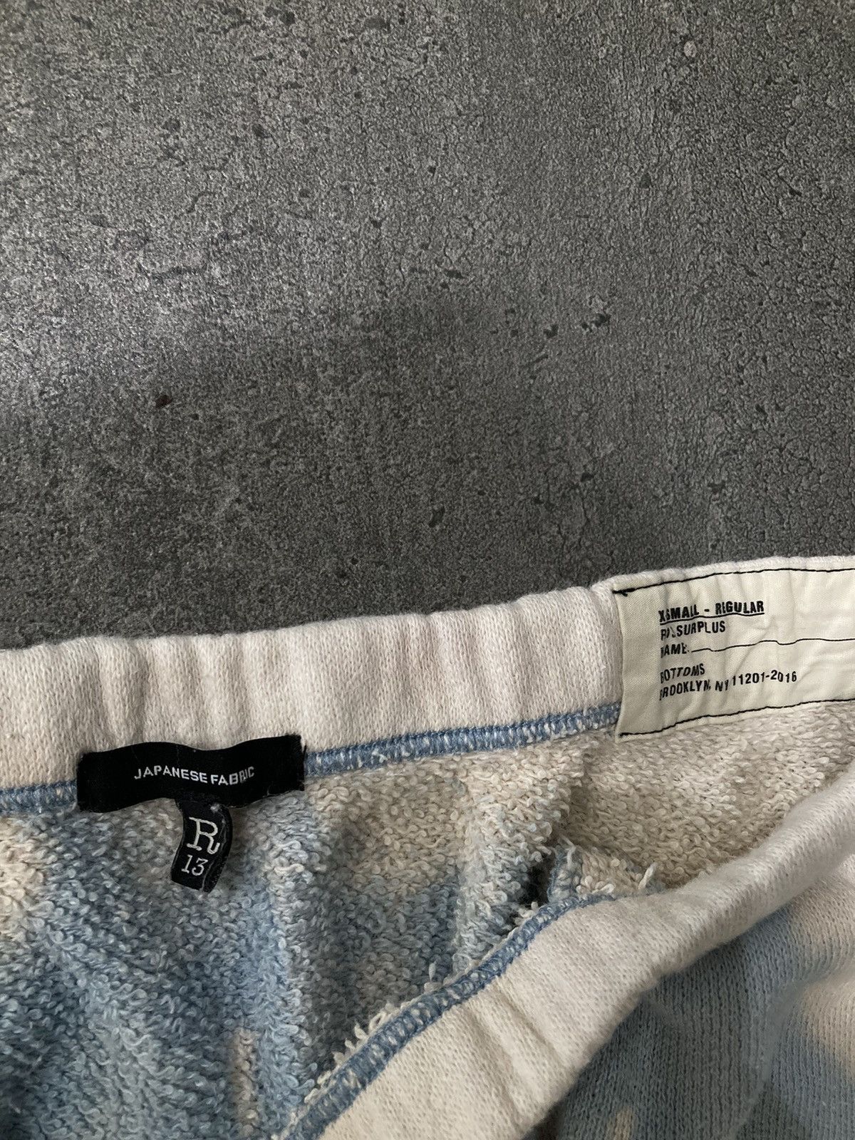 R13 Bleached drop crotch pants. XS Size US 30 / EU 46 - 3 Thumbnail