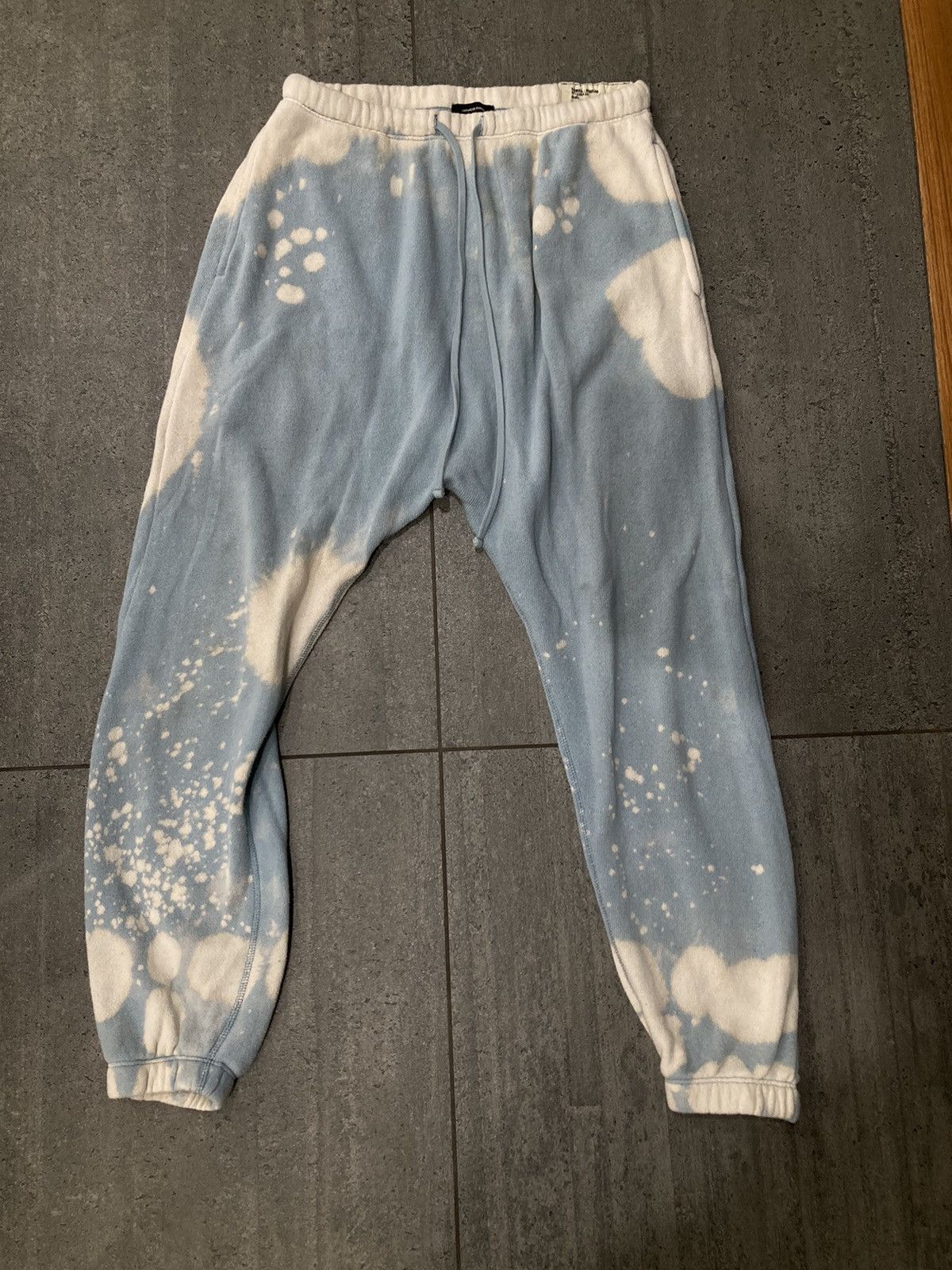 R13 Bleached drop crotch pants. XS Size US 30 / EU 46 - 2 Thumbnail