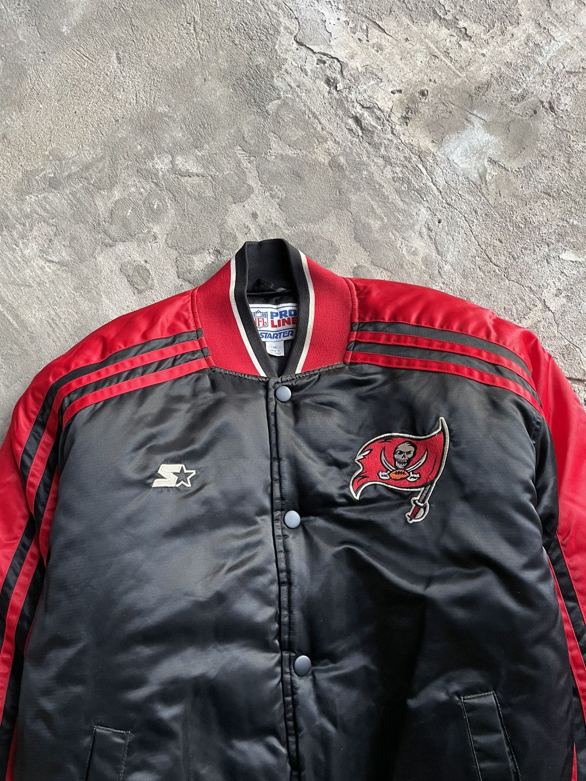NFL Vintage 90s Tampa Bay Buccaneers Varsity Jacket Size US M / EU 48-50 / 2 - 5 Thumbnail