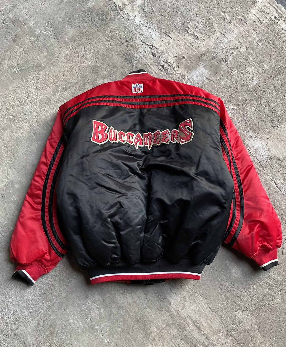 NFL Vintage 90s Tampa Bay Buccaneers Varsity Jacket Size US M / EU 48-50 / 2 - 1 Thumbnail
