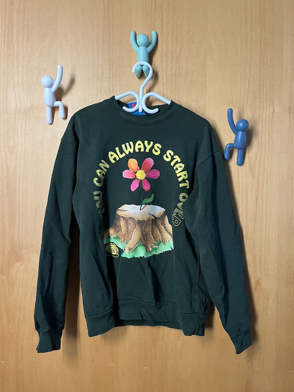 Online Ceramics Online Ceramics - M - Green you can always start over sweat Size US M / EU 48-50 / 2 - 1 Thumbnail