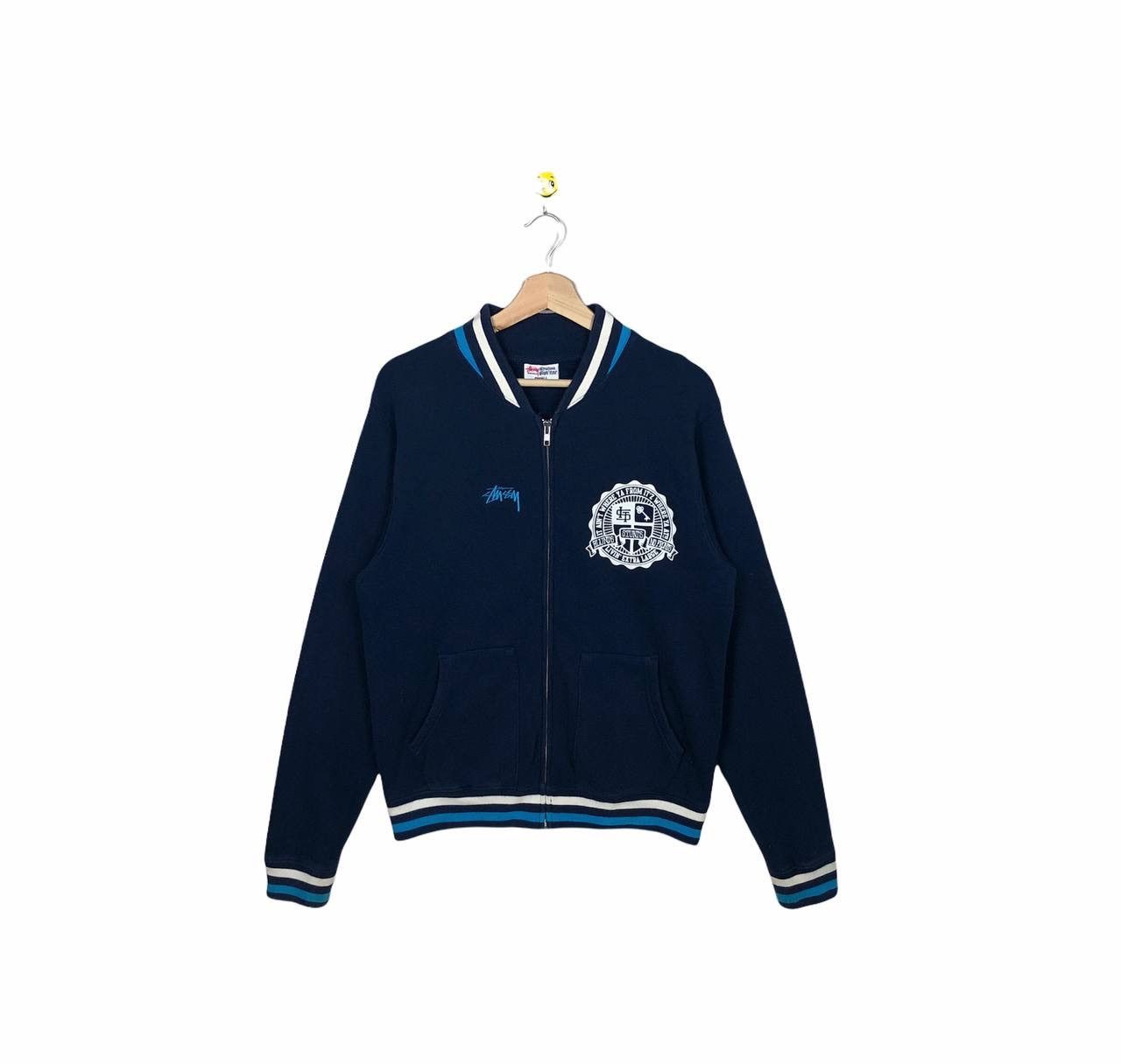 Stussy Vintage 90s Stussy USA International Tribe Sweatshirt Zipp Size US S / EU 44-46 / 1 - 1 Thumbnail