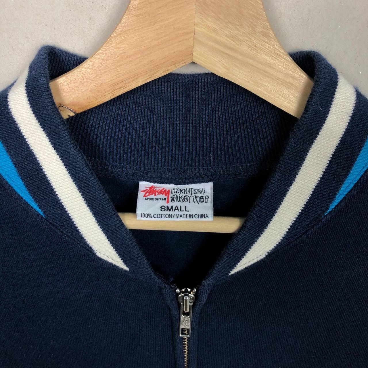 Stussy Vintage 90s Stussy USA International Tribe Sweatshirt Zipp Size US S / EU 44-46 / 1 - 7 Thumbnail
