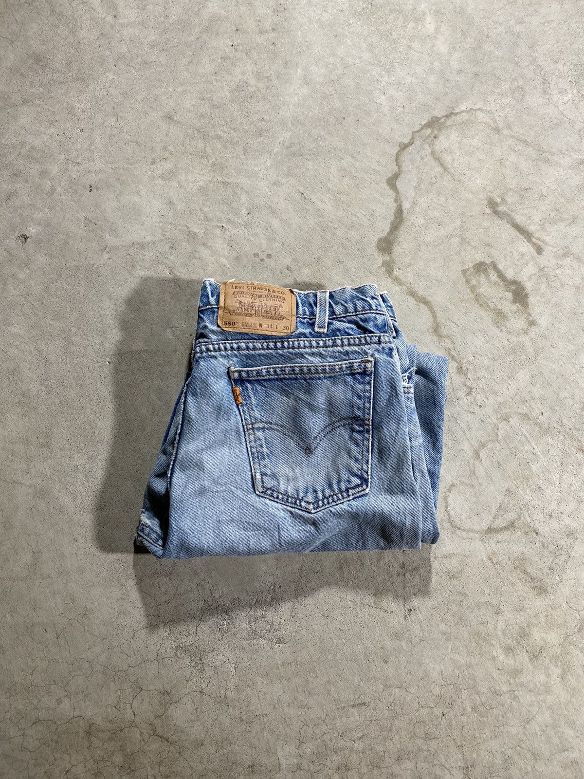 Vintage 90’s Levis 550 Orange Tab Denim Jeans