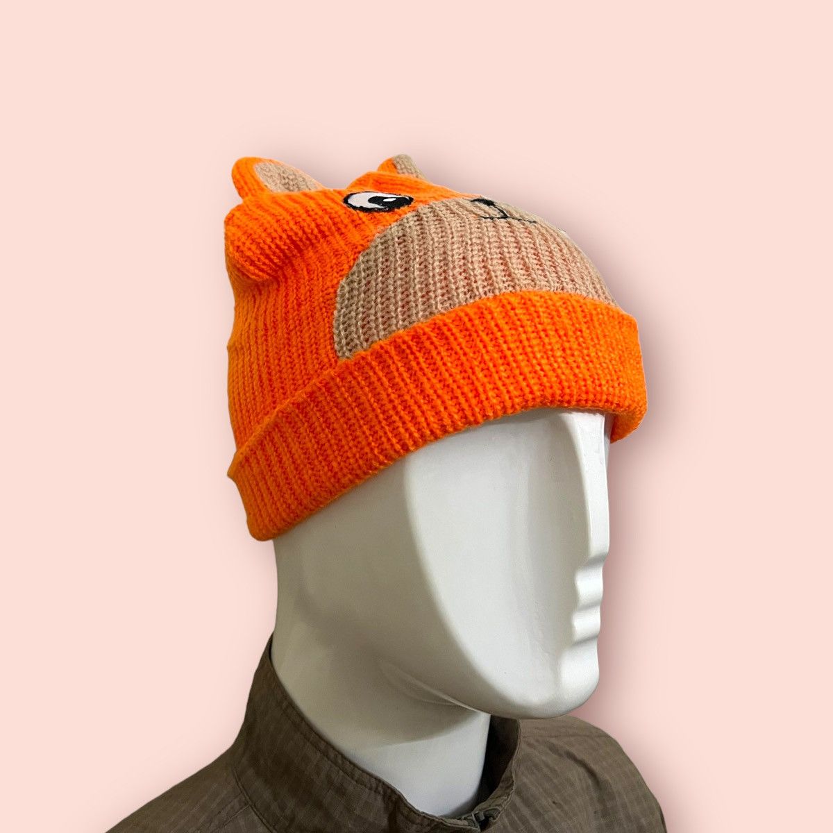 Anime × Cartoon Network × Vintage VINTAGE JAPAN ANIME BEAR ORANGE BEANIE Size ONE SIZE - 11 Thumbnail