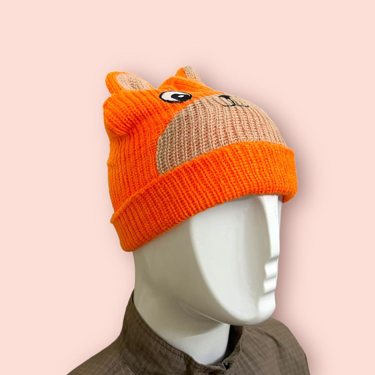 Anime × Cartoon Network × Vintage VINTAGE JAPAN ANIME BEAR ORANGE BEANIE Size ONE SIZE - 2 Thumbnail