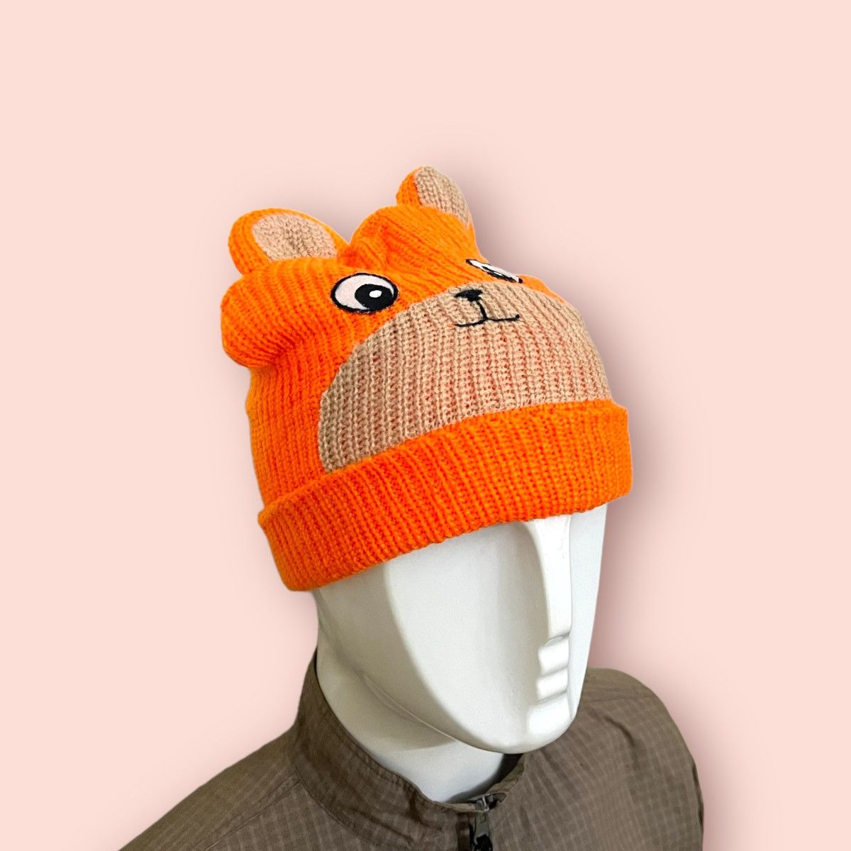 Anime × Cartoon Network × Vintage VINTAGE JAPAN ANIME BEAR ORANGE BEANIE Size ONE SIZE - 10 Thumbnail