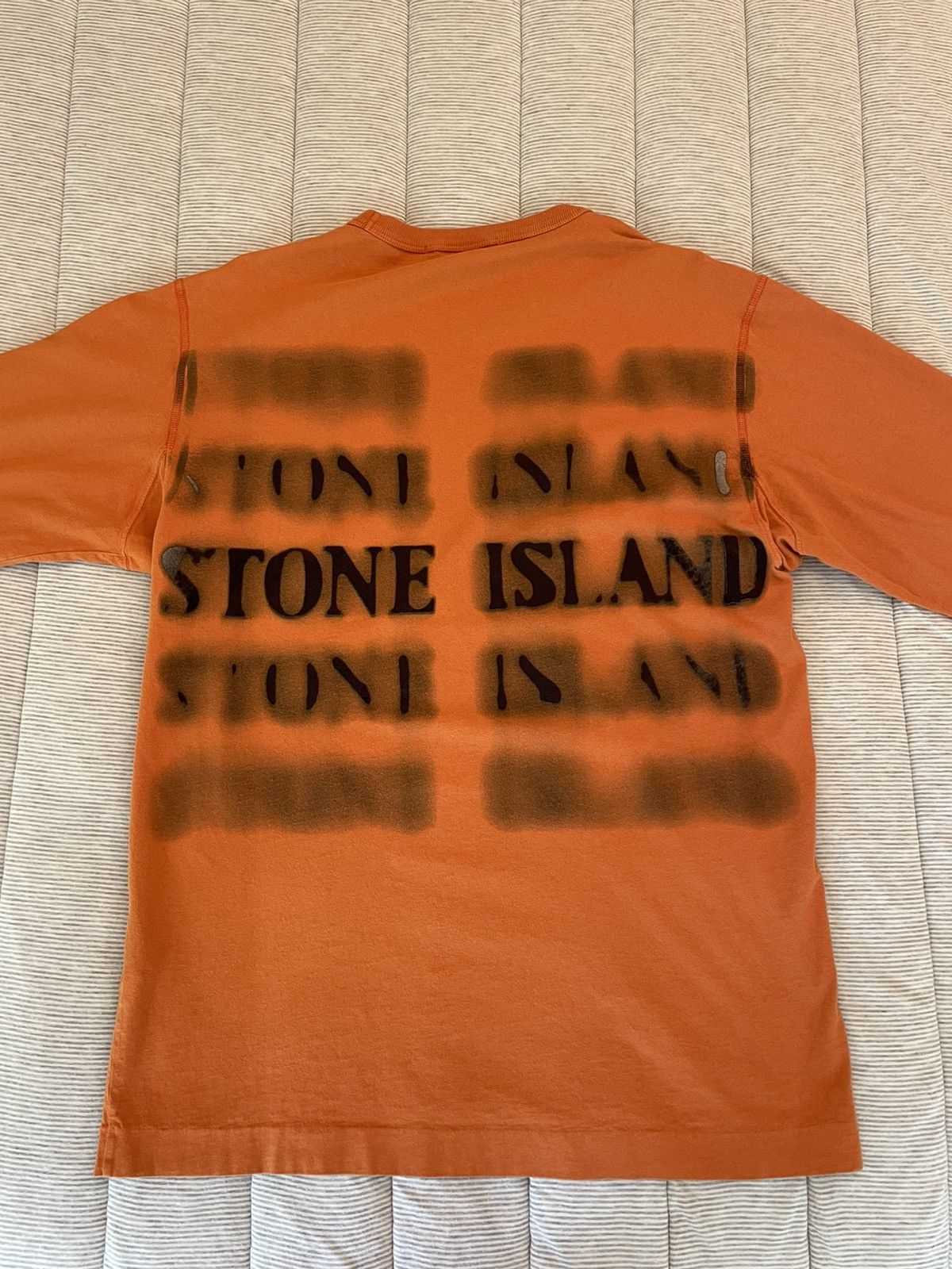Stone Island Stone Island Graphic Five Longsleeve Tee Orange Size US L / EU 52-54 / 3 - 1 Thumbnail