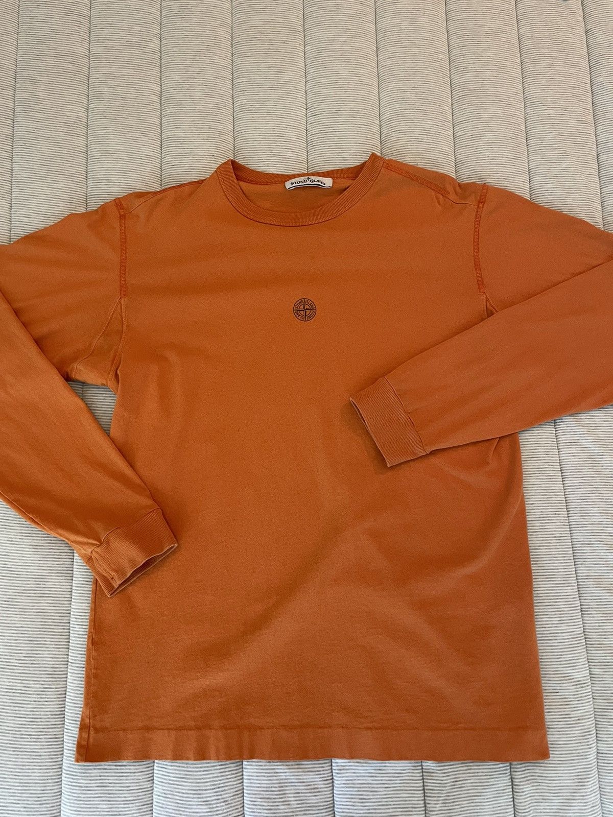 Stone Island Stone Island Graphic Five Longsleeve Tee Orange Size US L / EU 52-54 / 3 - 2 Thumbnail