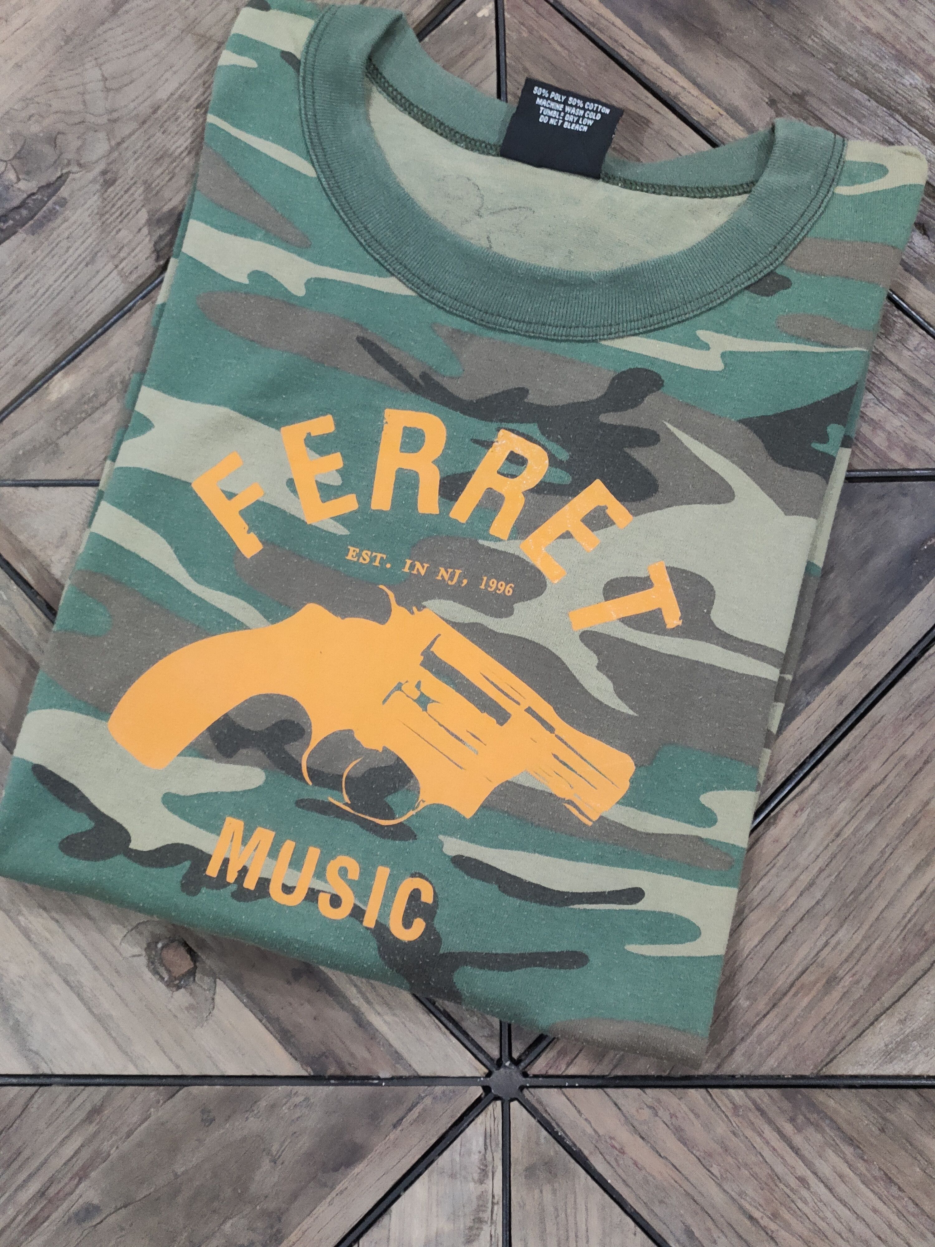 Vintage Ferret Music (Camo) shirt