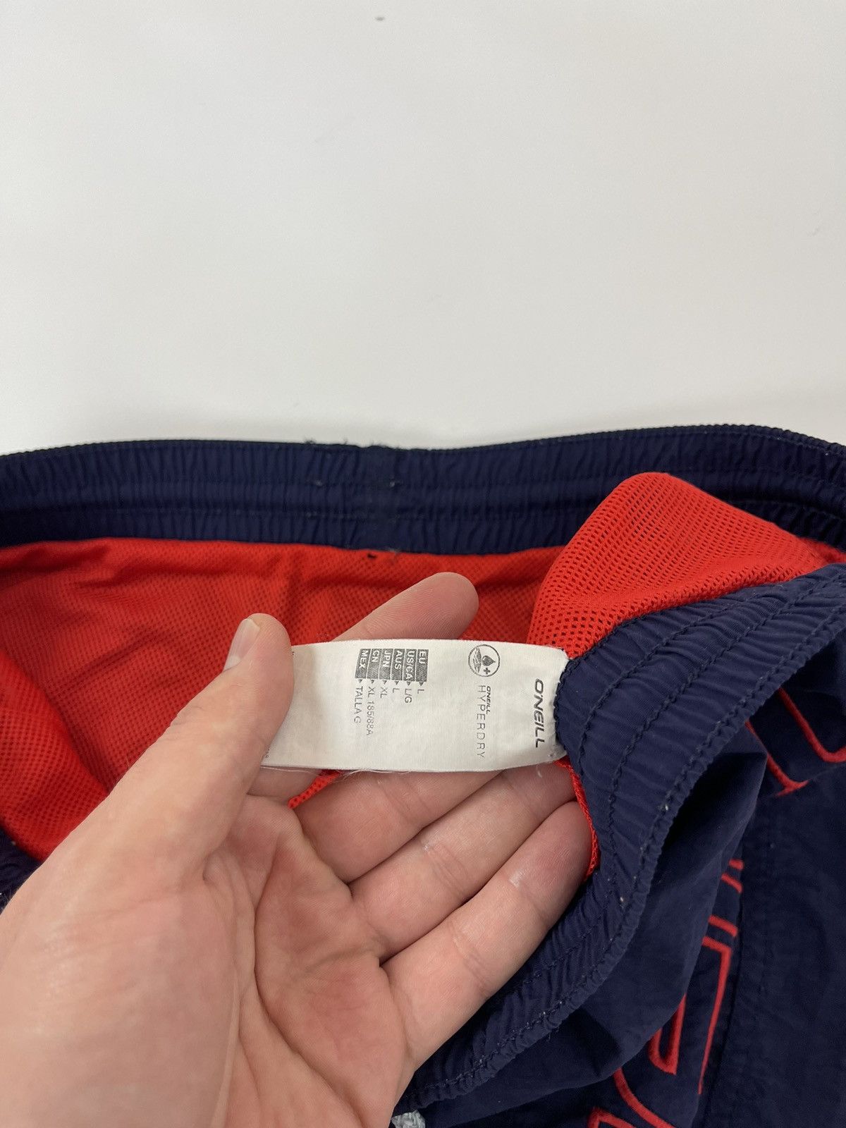 O'Neill O’Neill Hyperdry blue navy big logo nylon shimmer shorts Size US 34 / EU 50 - 6 Thumbnail