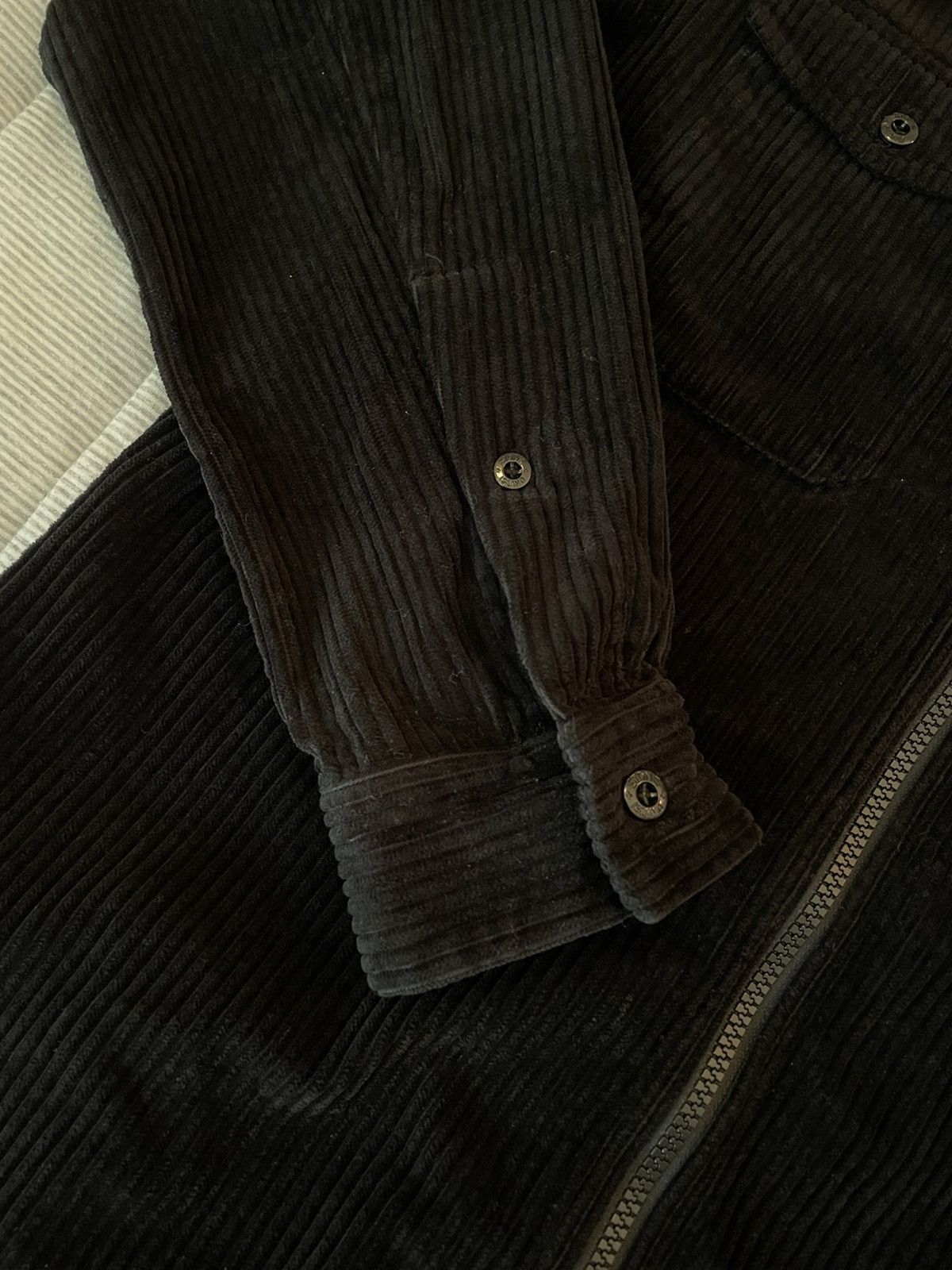 Stone Island Stone Island Corduroy Bomber Neck Overshirt Black Size US M / EU 48-50 / 2 - 4 Thumbnail
