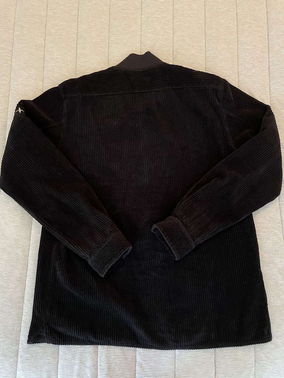 Stone Island Stone Island Corduroy Bomber Neck Overshirt Black Size US M / EU 48-50 / 2 - 2 Thumbnail