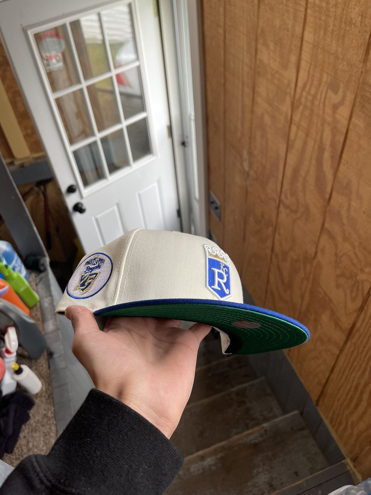New Era kansas city royals two tone fitted green uv size 7 1/8 Size ONE SIZE - 2 Thumbnail