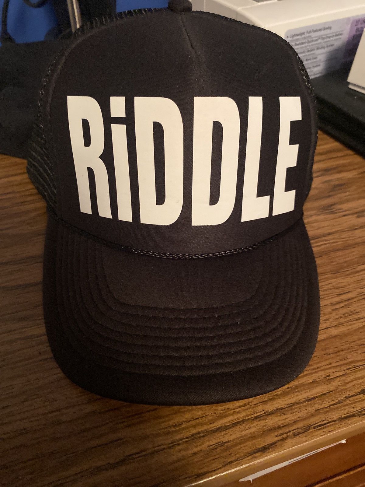 Antony Riddle Anthony Riddle Black trucker hat | Grailed