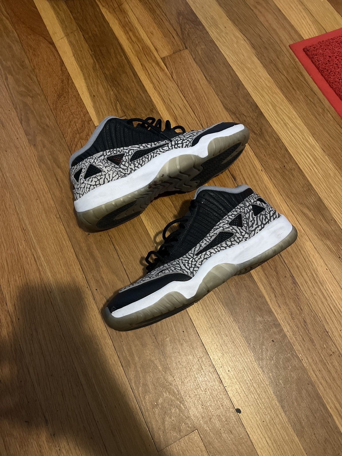 Jordan Brand Jordan 11 Retro Low IE - Black Cement Size US 9 / EU 42 - 6 Thumbnail