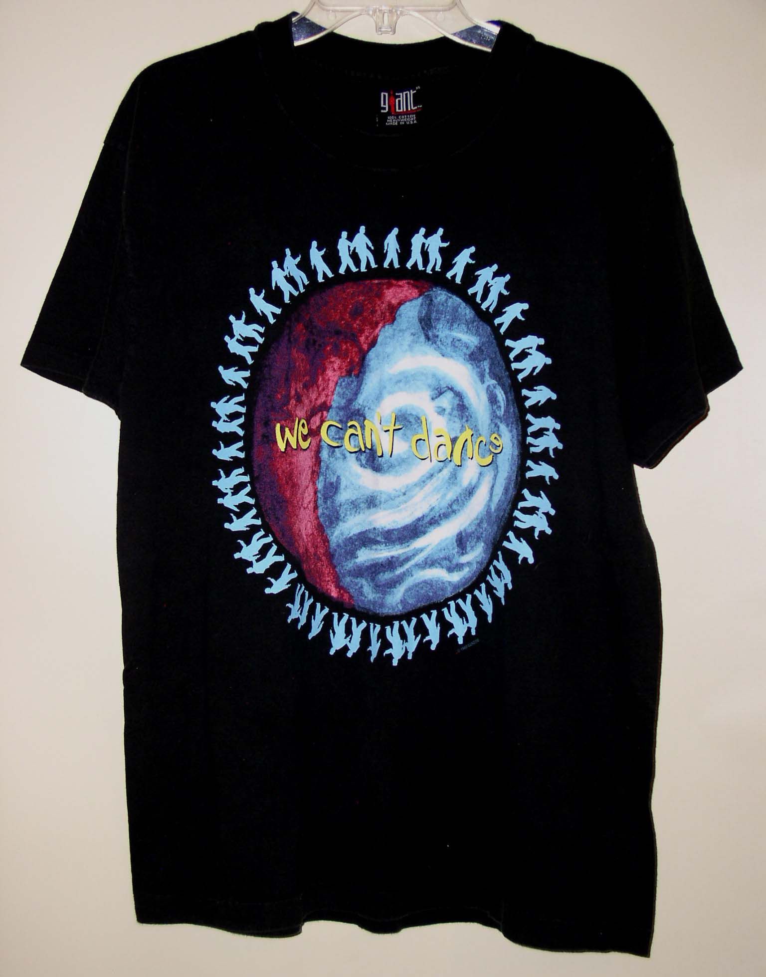 Giant GENESIS CONCERT TOUR T SHIRT 1992 WE CAN'T DANCE GIANT TAG Size US XL / EU 56 / 4 - 1 Thumbnail
