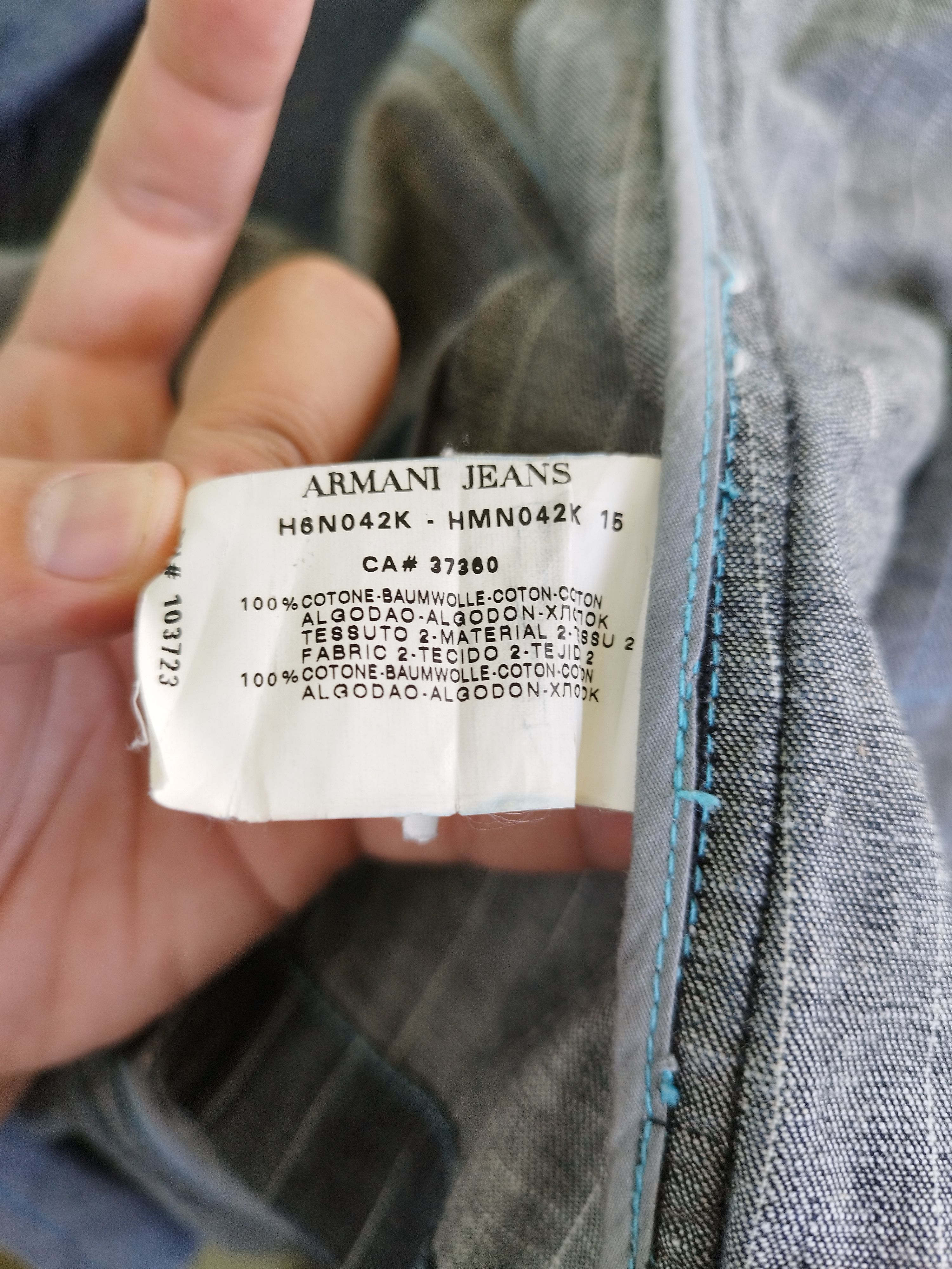 Armani Armani jeans jacket Indigo Size US S / EU 44-46 / 1 - 10 Thumbnail