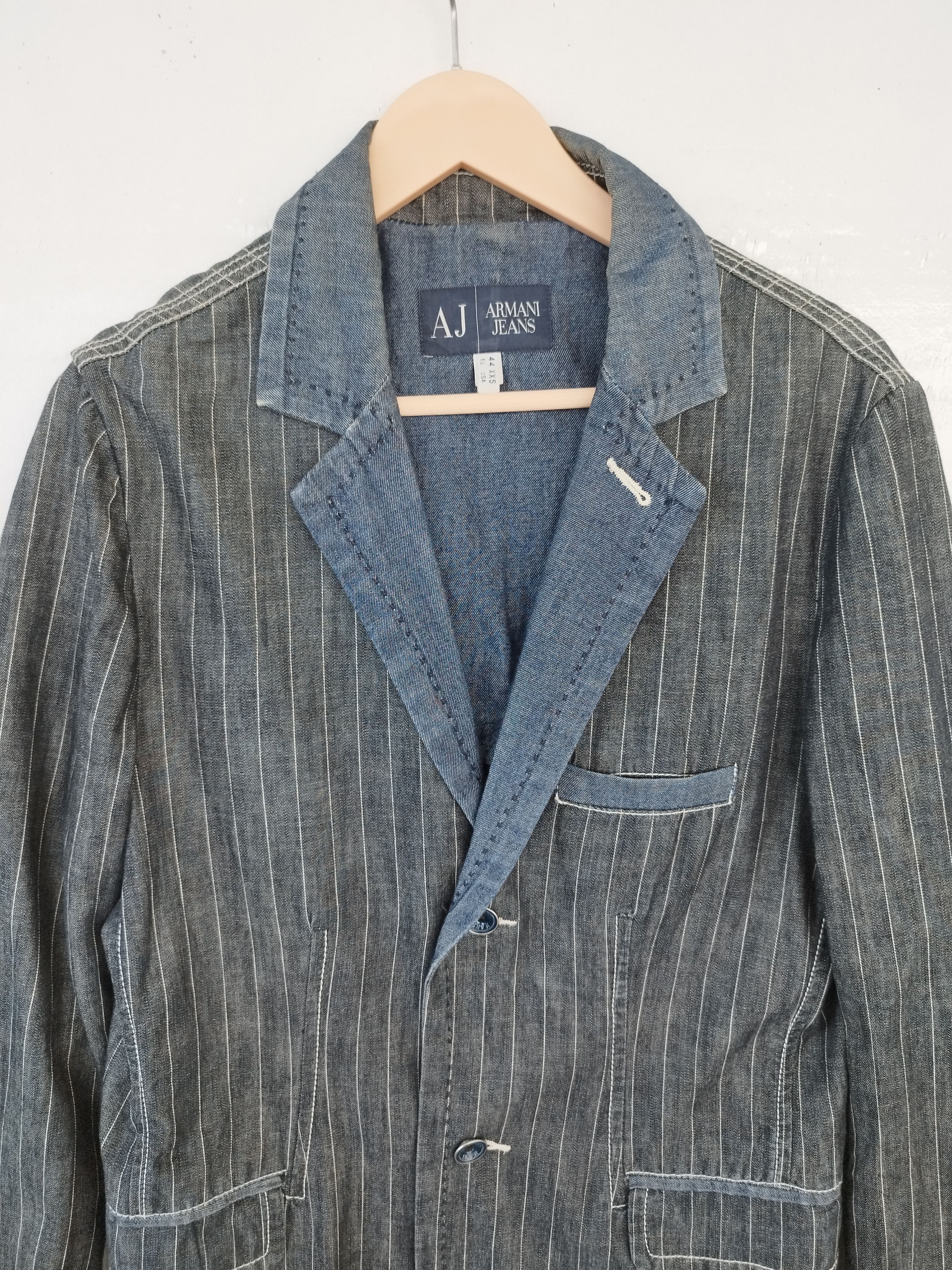 Armani Armani jeans jacket Indigo Size US S / EU 44-46 / 1 - 2 Thumbnail