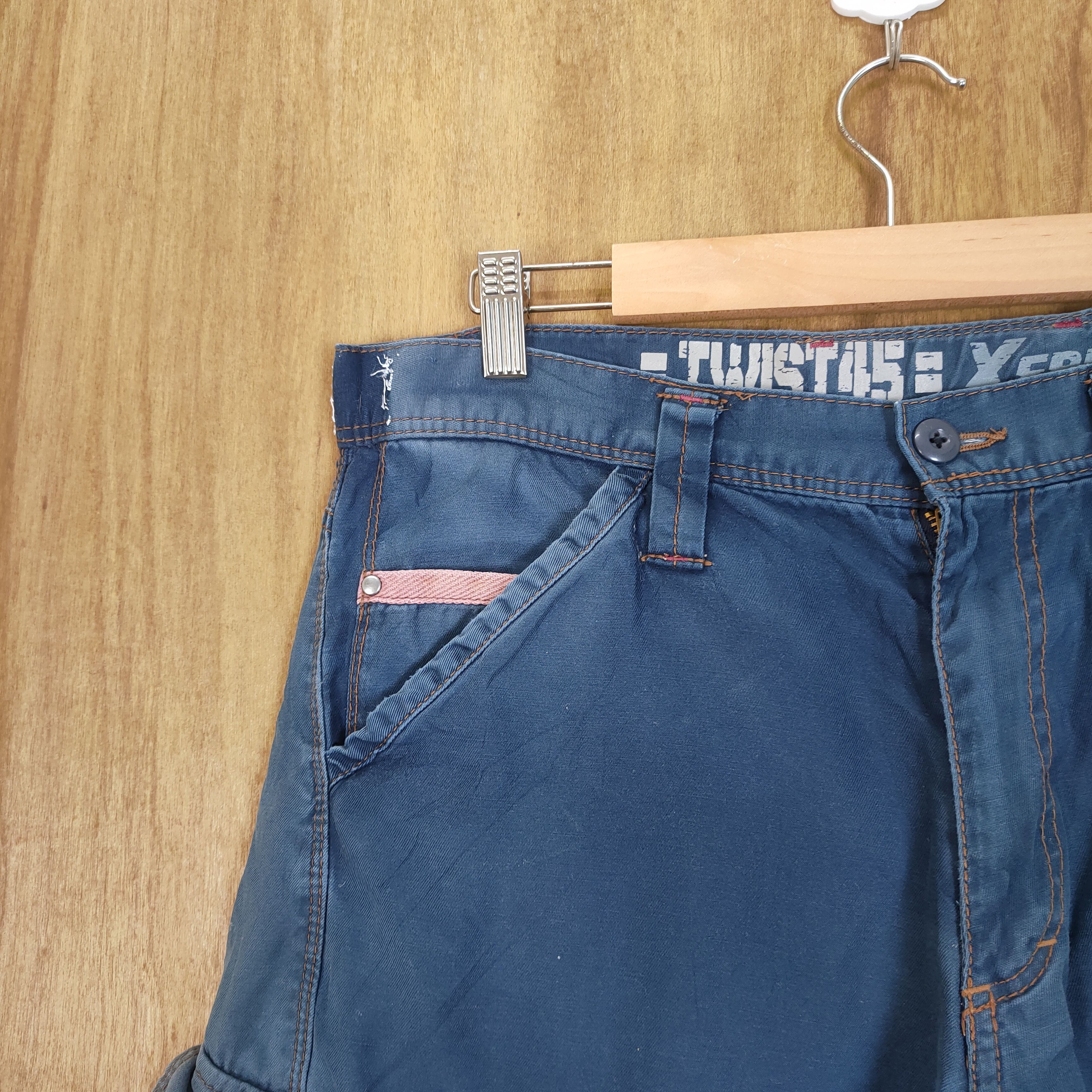Japanese Brand VINTAGE XBEC FADED CARGO PANTS Size US 34 / EU 50 - 5 Thumbnail
