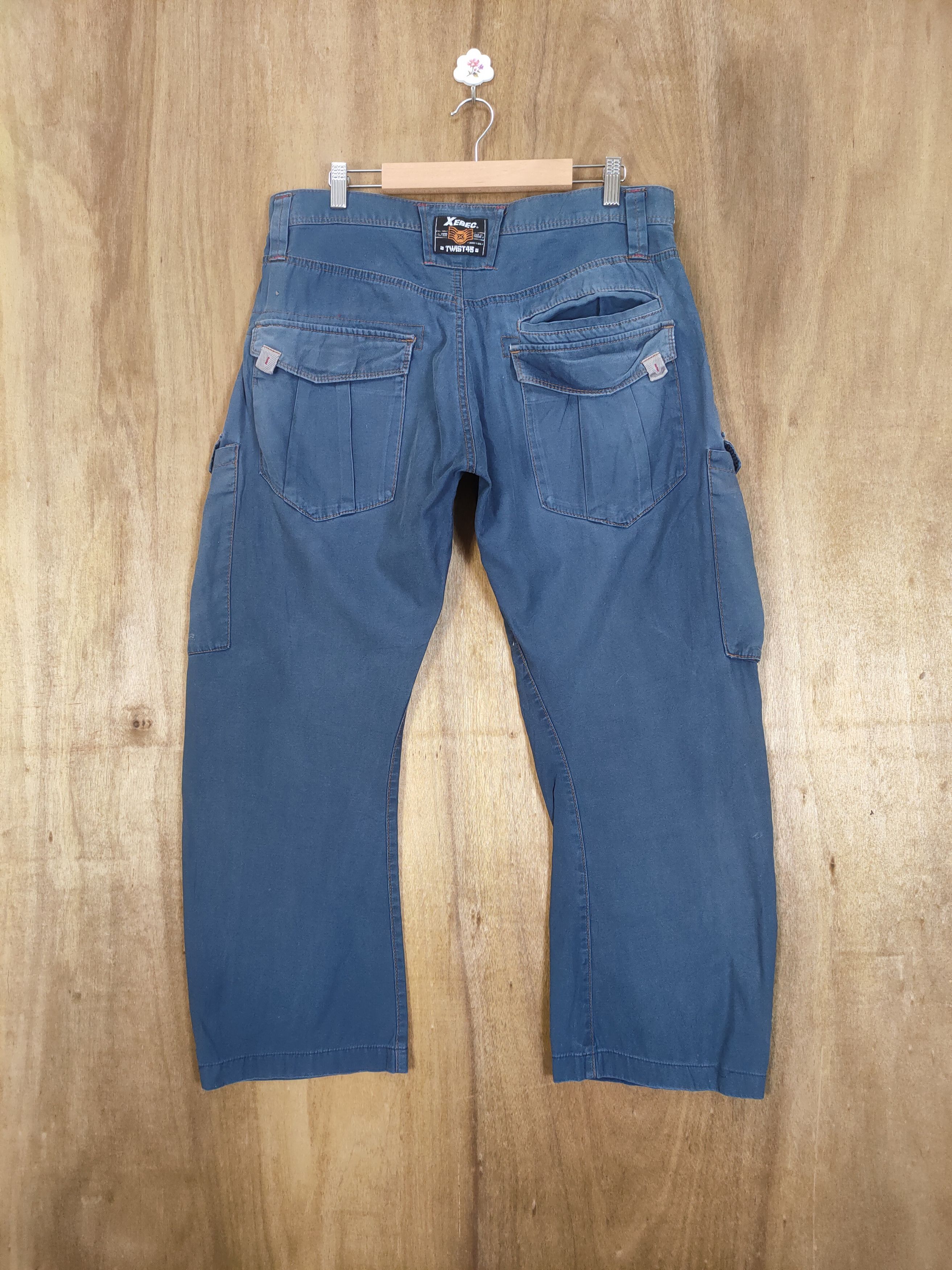 Japanese Brand VINTAGE XBEC FADED CARGO PANTS Size US 34 / EU 50 - 7 Thumbnail