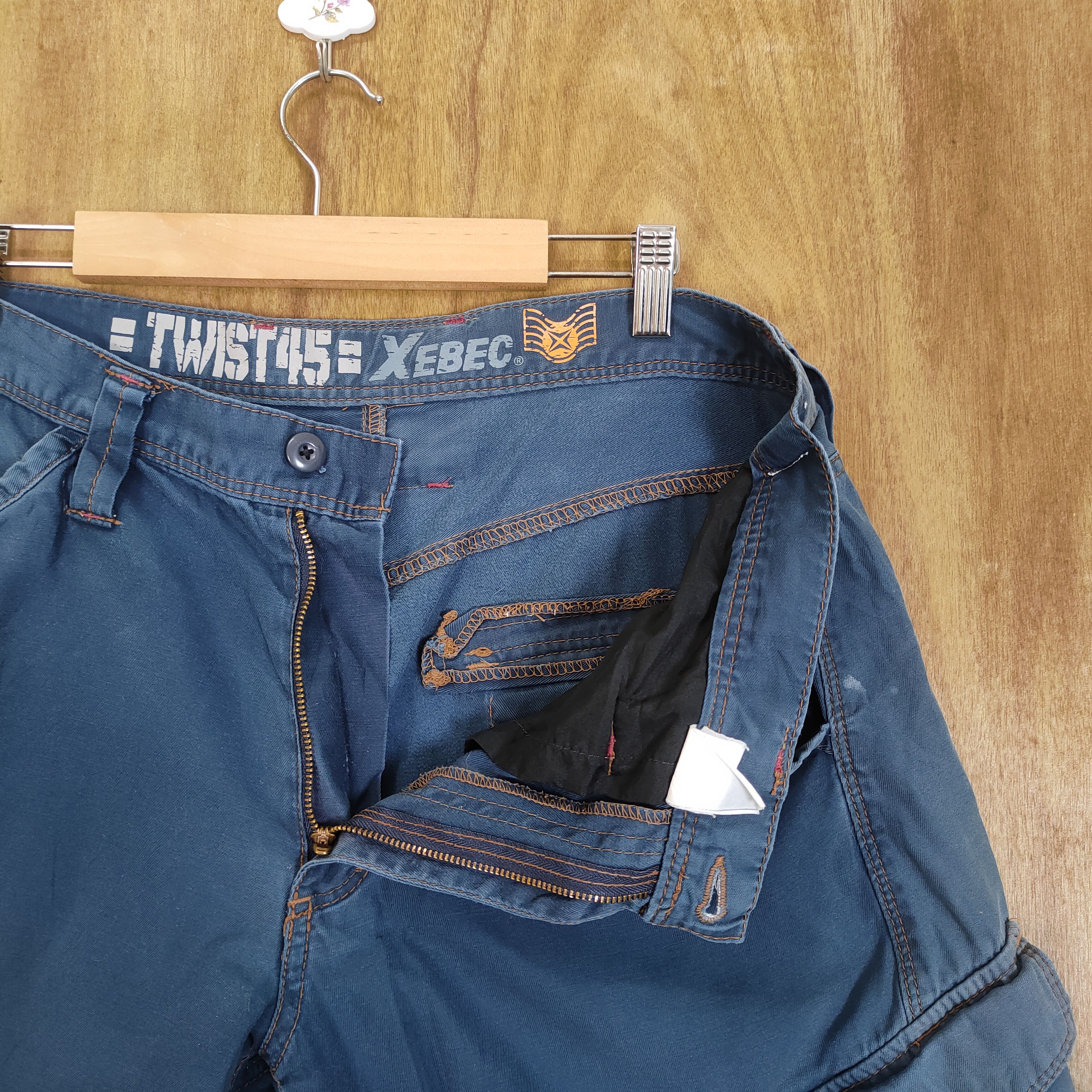 Japanese Brand VINTAGE XBEC FADED CARGO PANTS Size US 34 / EU 50 - 11 Thumbnail