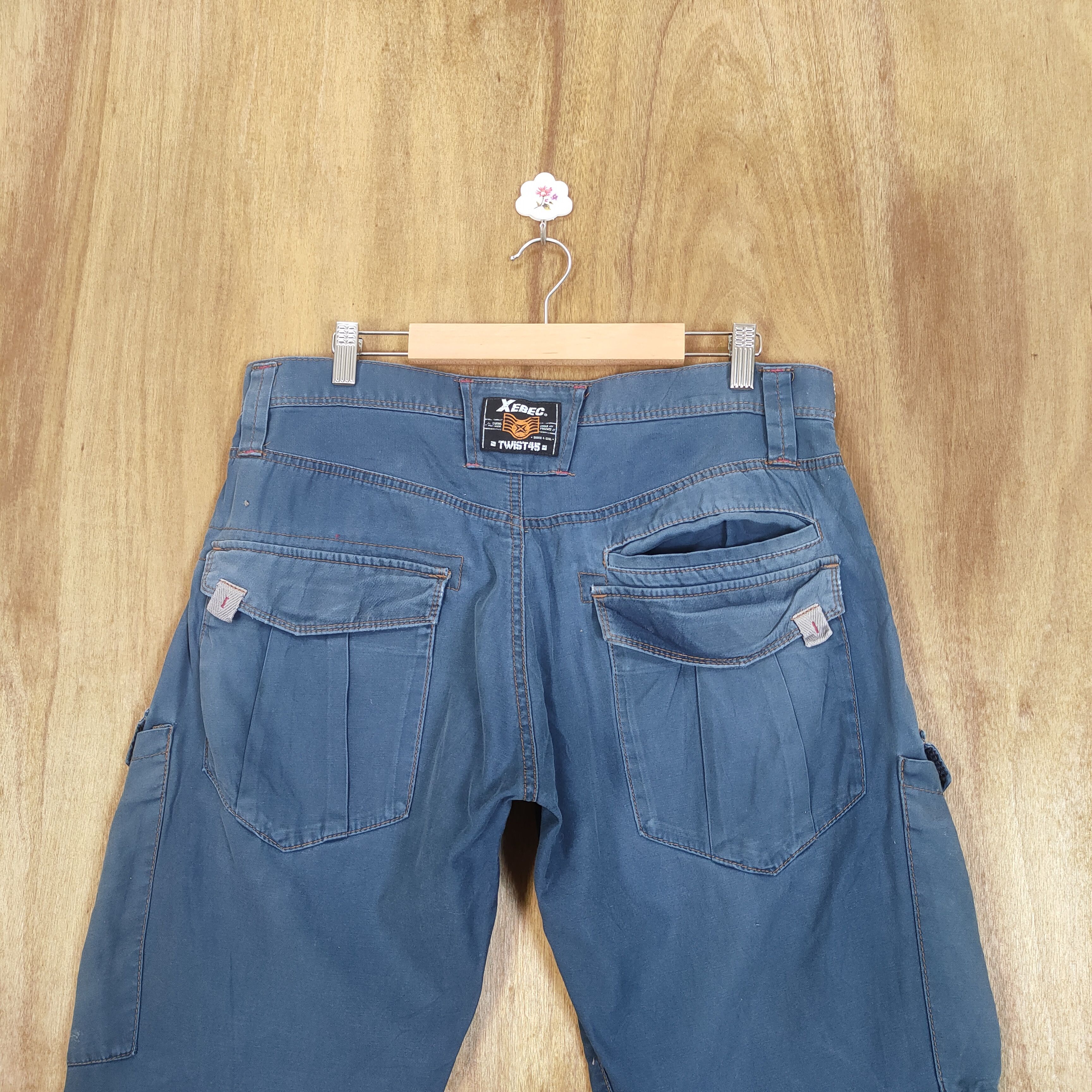 Japanese Brand VINTAGE XBEC FADED CARGO PANTS Size US 34 / EU 50 - 8 Thumbnail