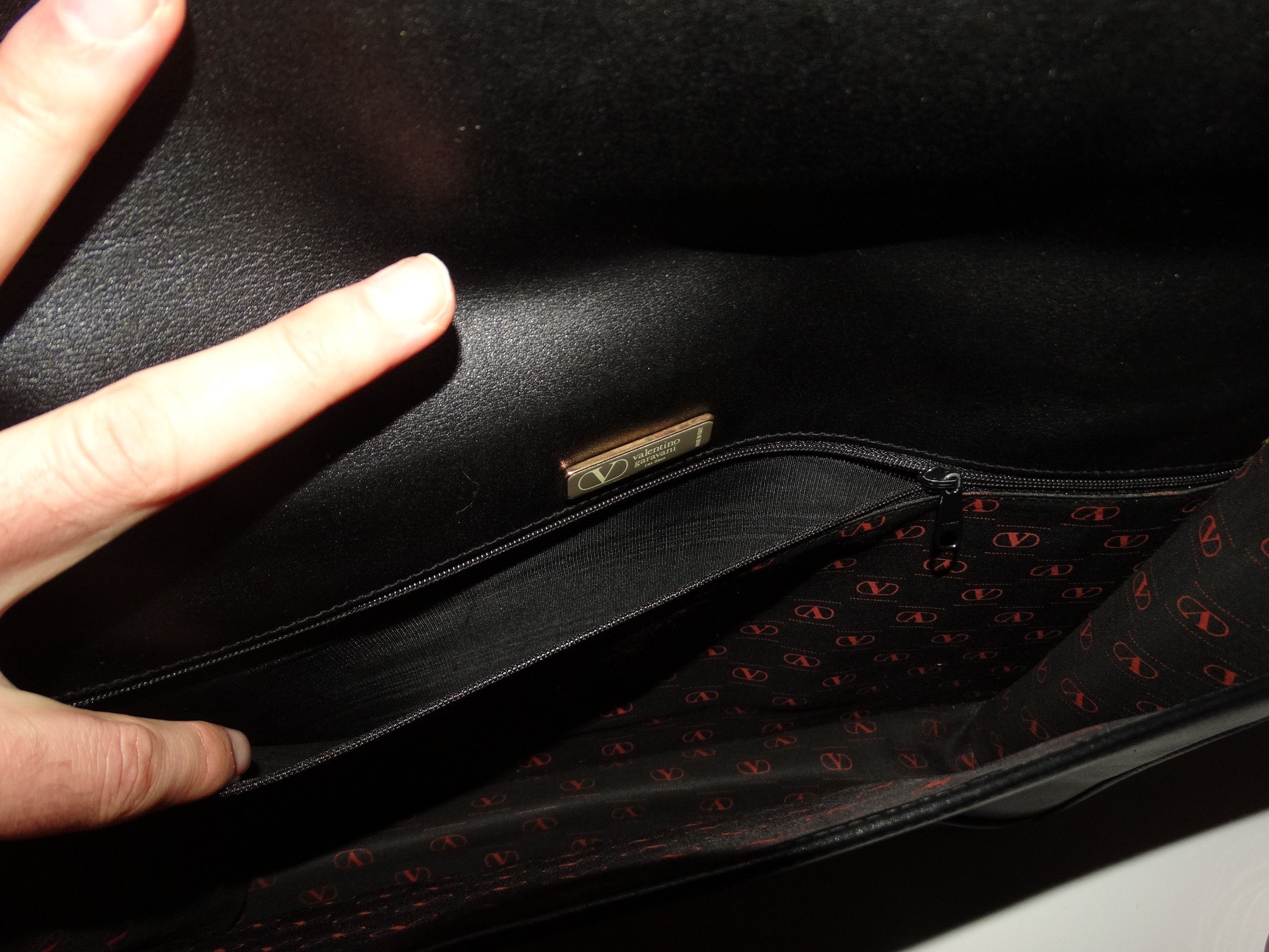 Genuine Leather × Valentino B0 Valentino garavani leather documents case holder travel Size ONE SIZE - 8 Thumbnail