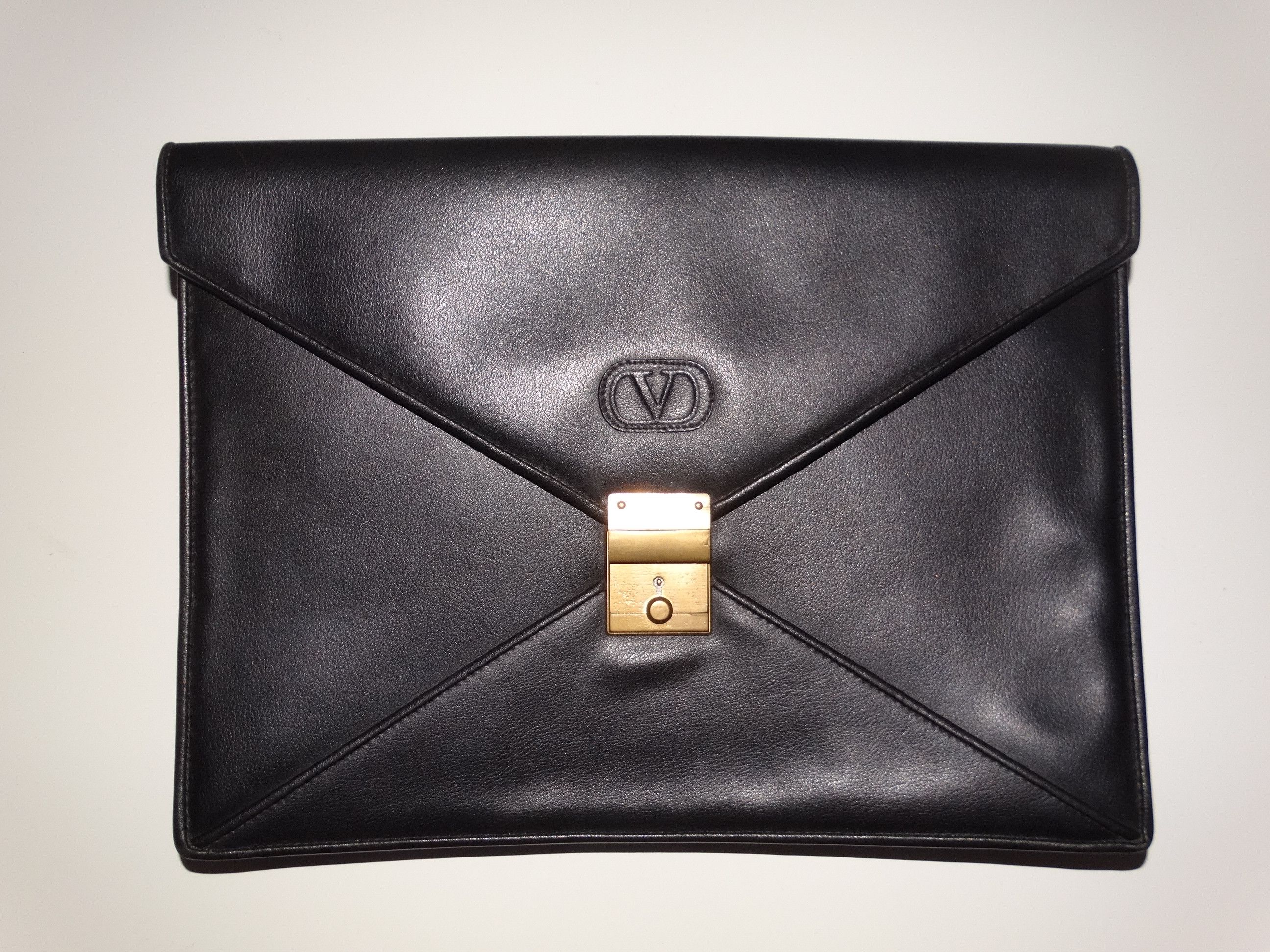 Genuine Leather × Valentino B0 Valentino garavani leather documents case holder travel Size ONE SIZE - 2 Thumbnail