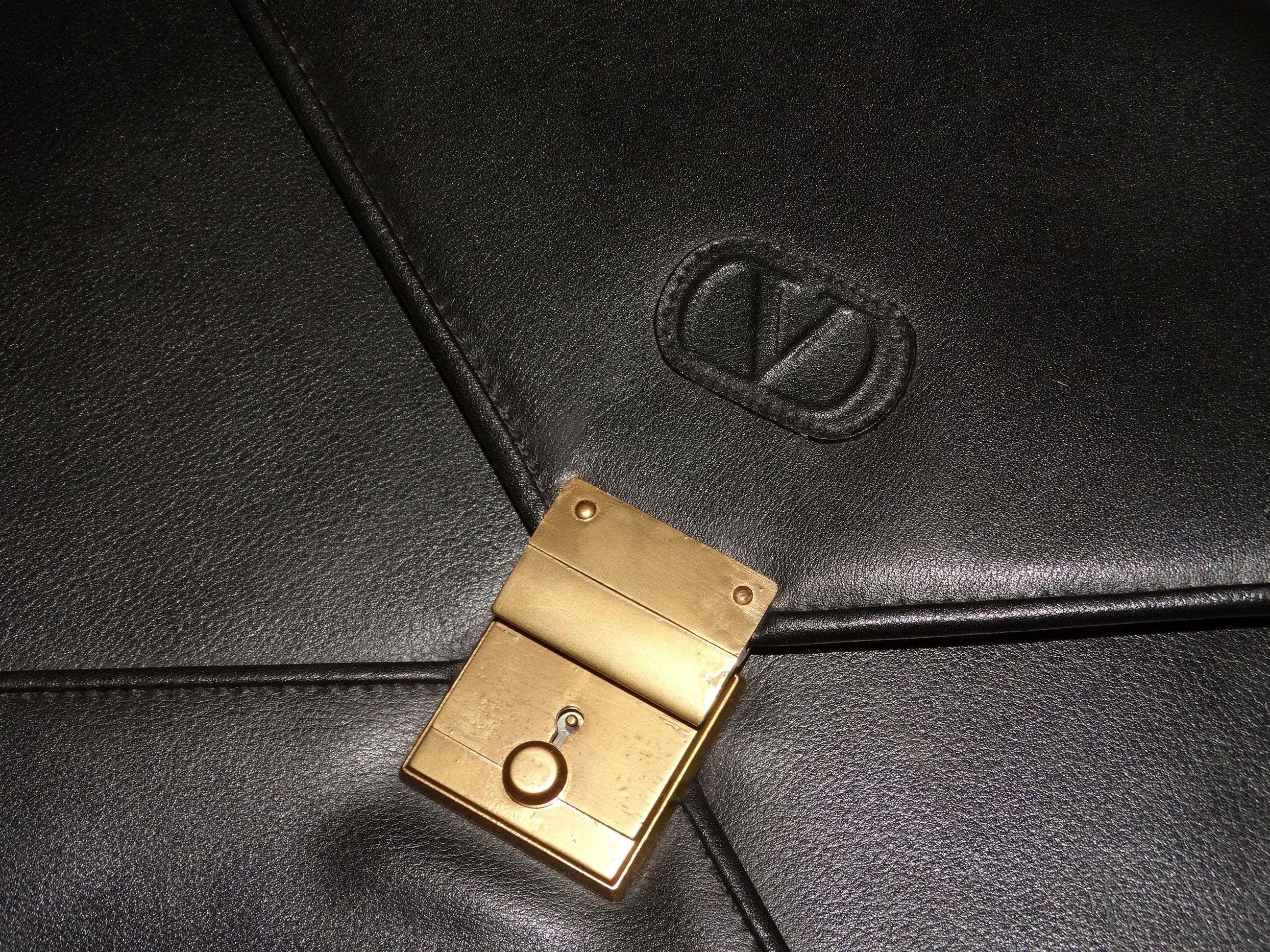 Genuine Leather × Valentino B0 Valentino garavani leather documents case holder travel Size ONE SIZE - 5 Thumbnail