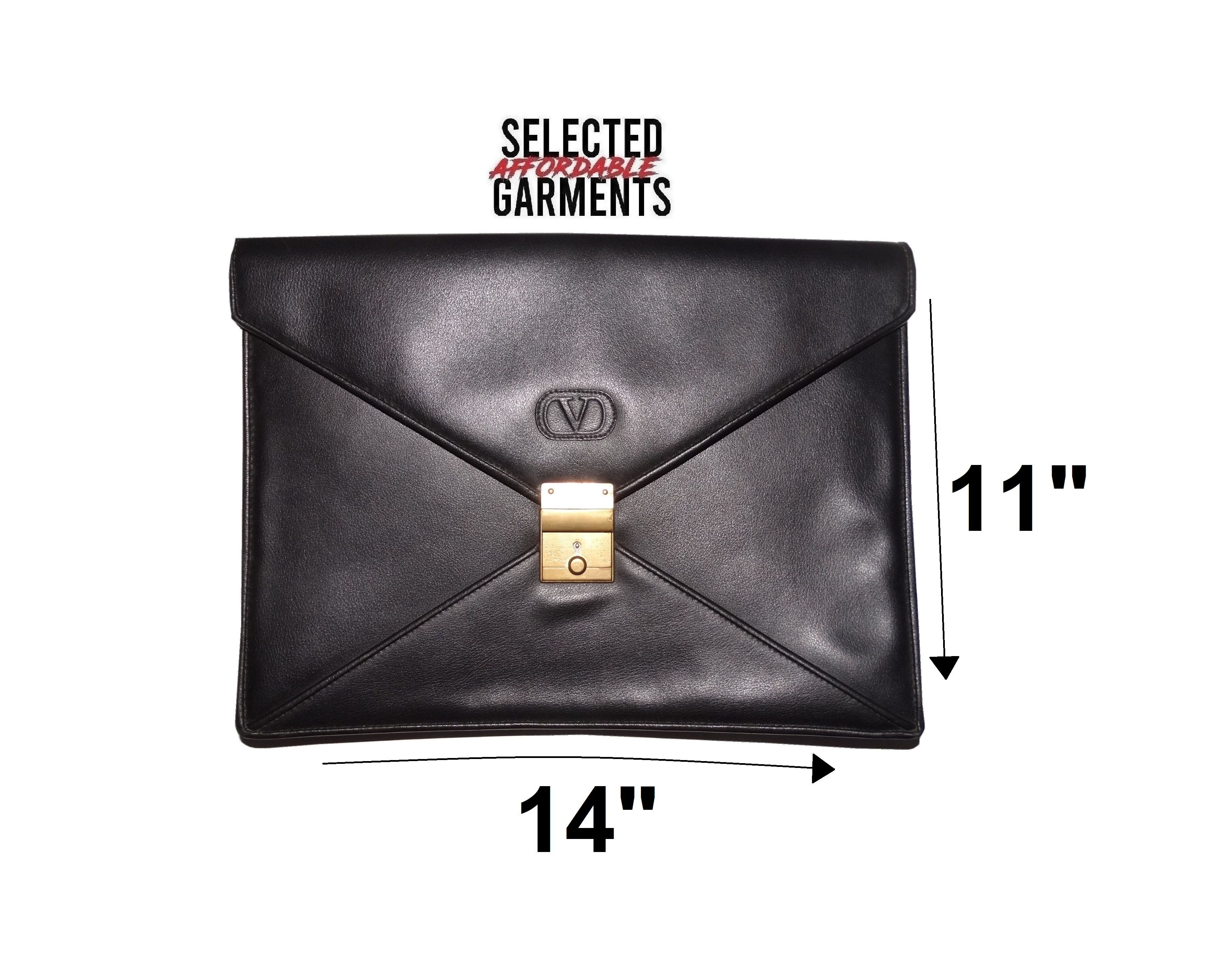 Genuine Leather × Valentino B0 Valentino garavani leather documents case holder travel Size ONE SIZE - 1 Thumbnail