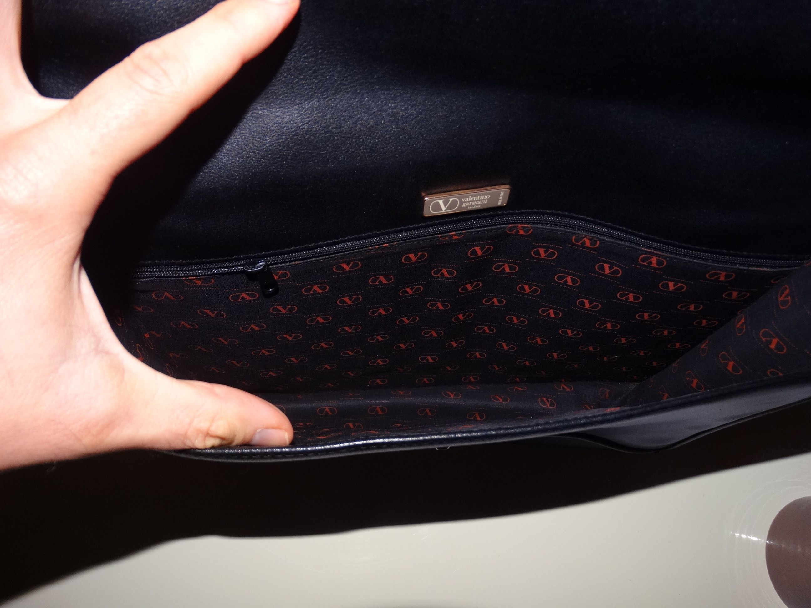 Genuine Leather × Valentino B0 Valentino garavani leather documents case holder travel Size ONE SIZE - 9 Thumbnail